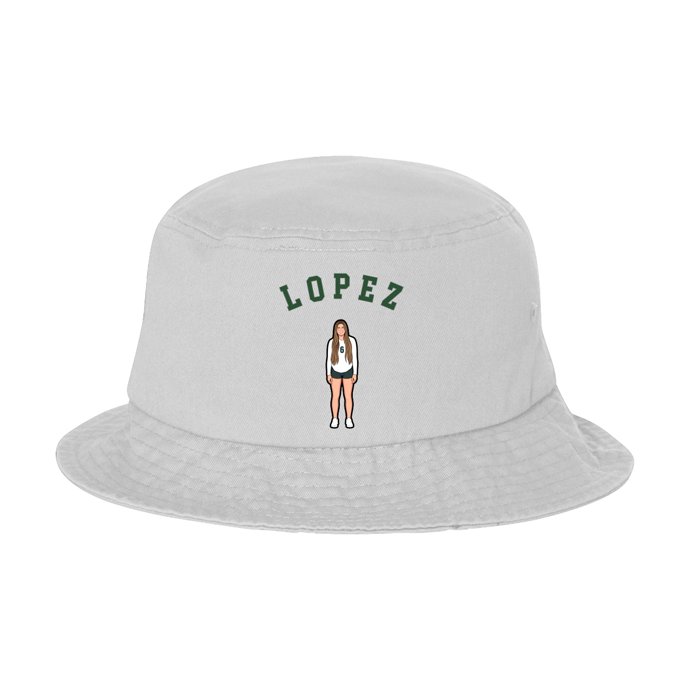 Bucket Cap — Shirsey Arch in White