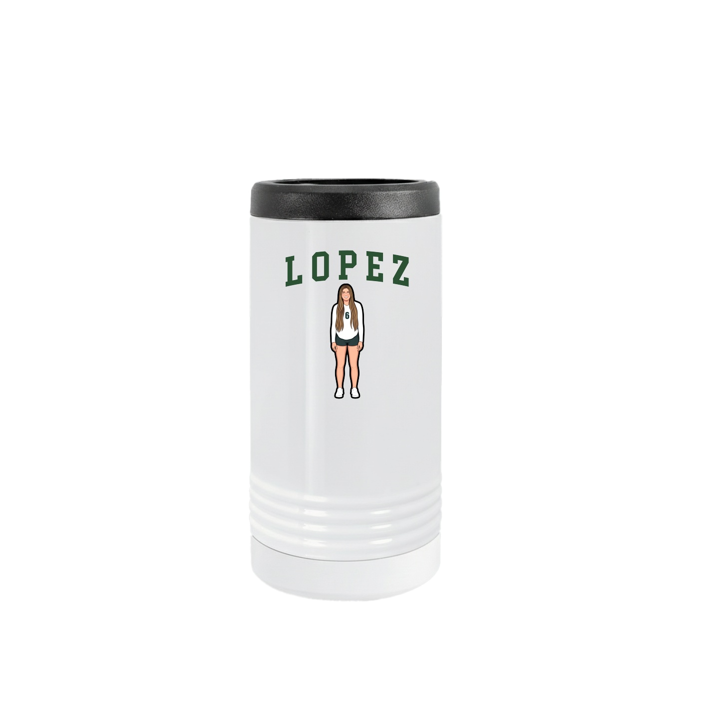 Slim Beverage Holder — Shirsey in White