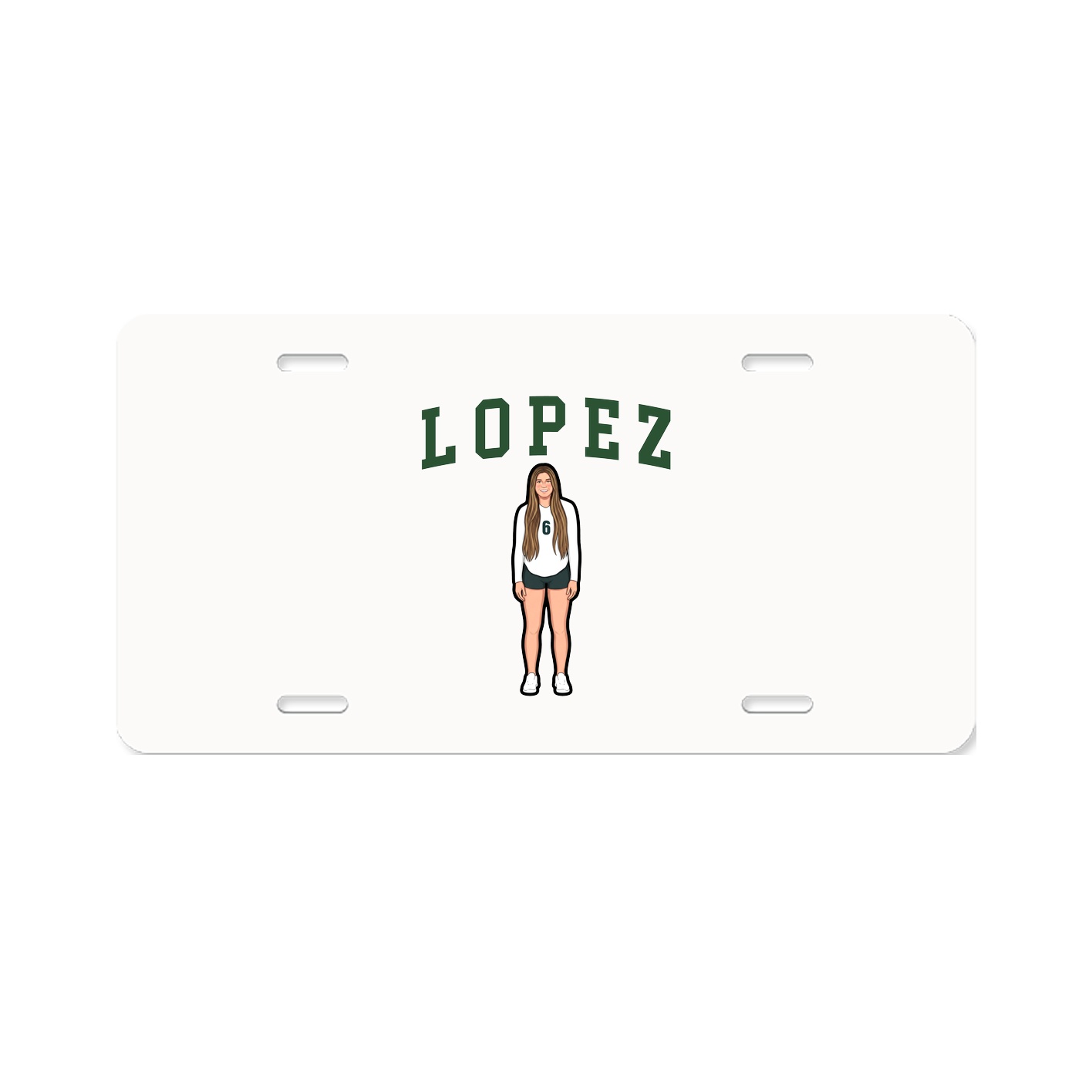 License Plate — Shirsey in Classic