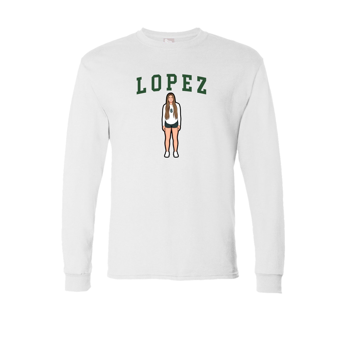 Long Sleeve Tee — Shirsey in White