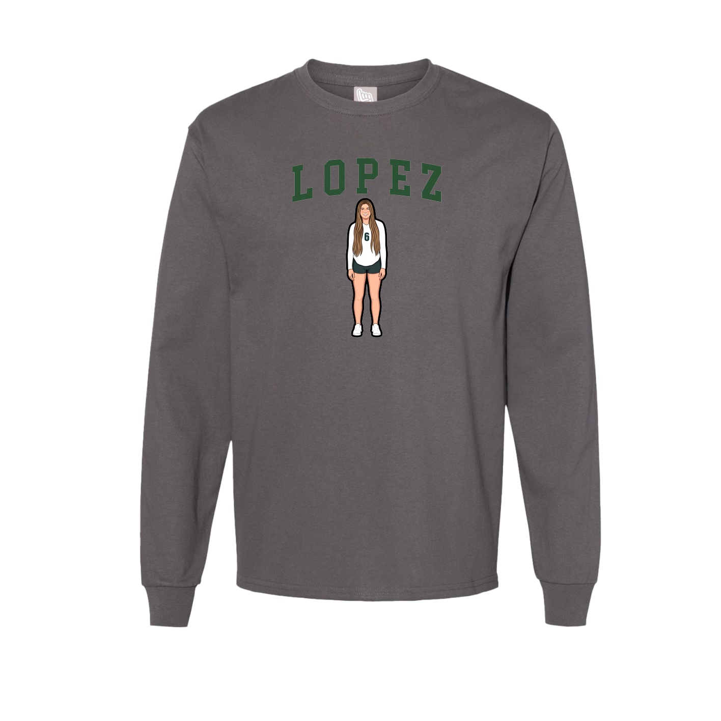 Long Sleeve Tee — Shirsey in Grey