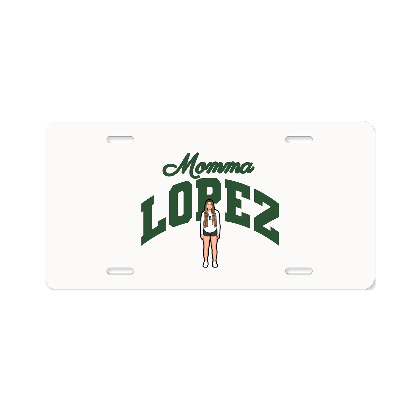 License Plate — Mothers Day Arch in Classic