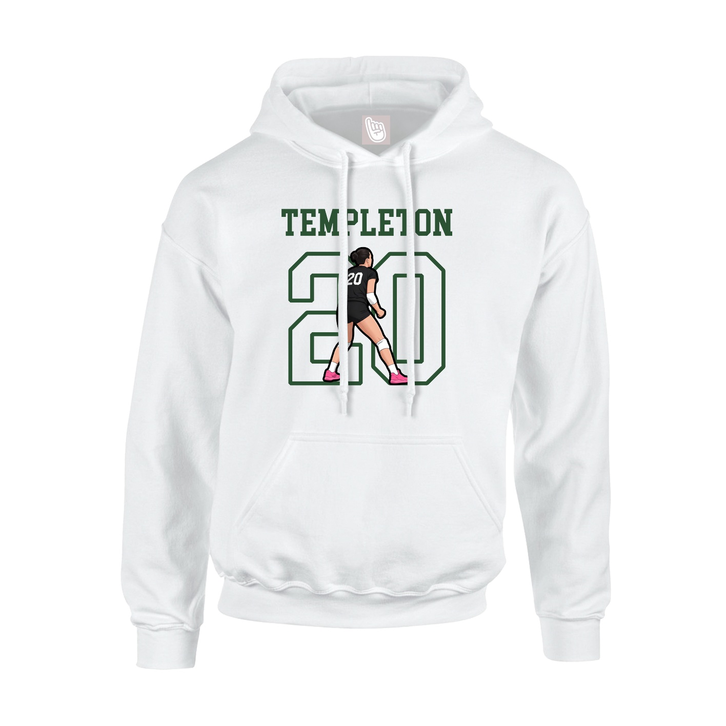 Hoodie — Shirsey in White