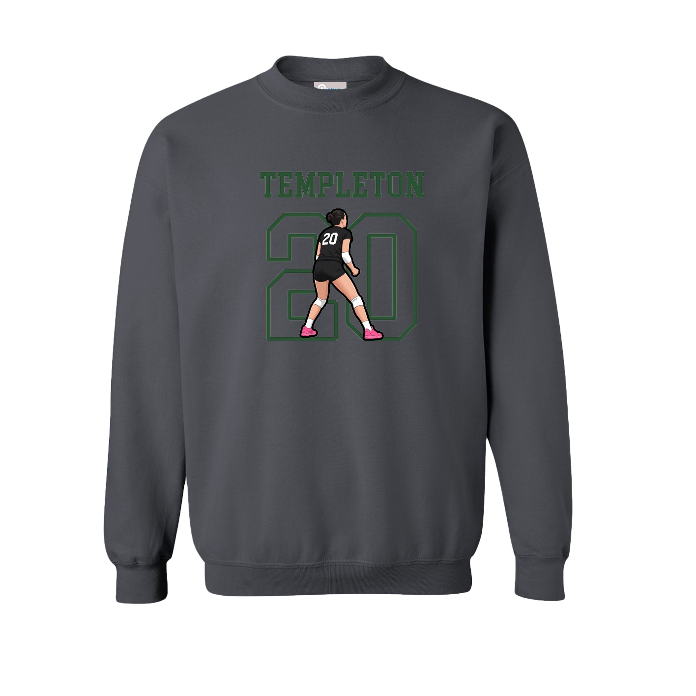 Fleece Crew — Shirsey in Grey
