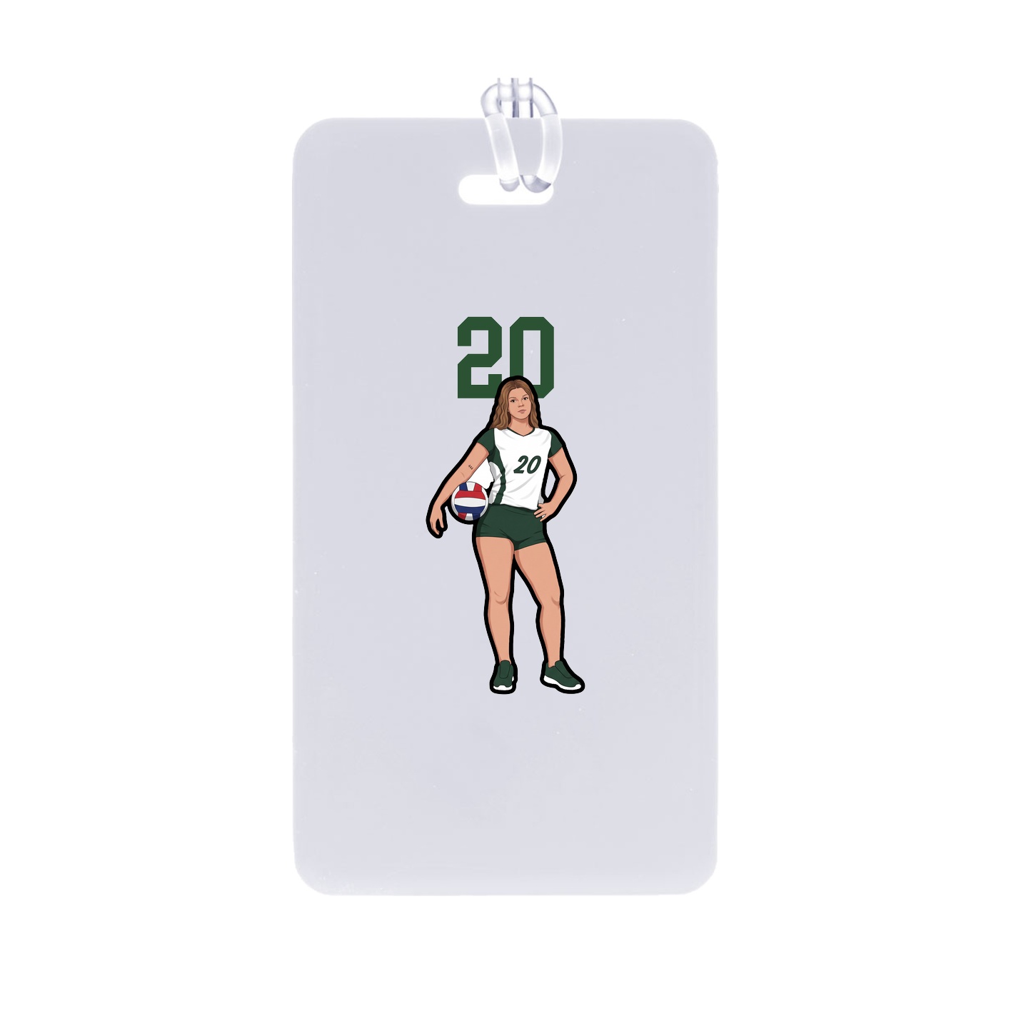 Bag Tag — Number Top in Classic