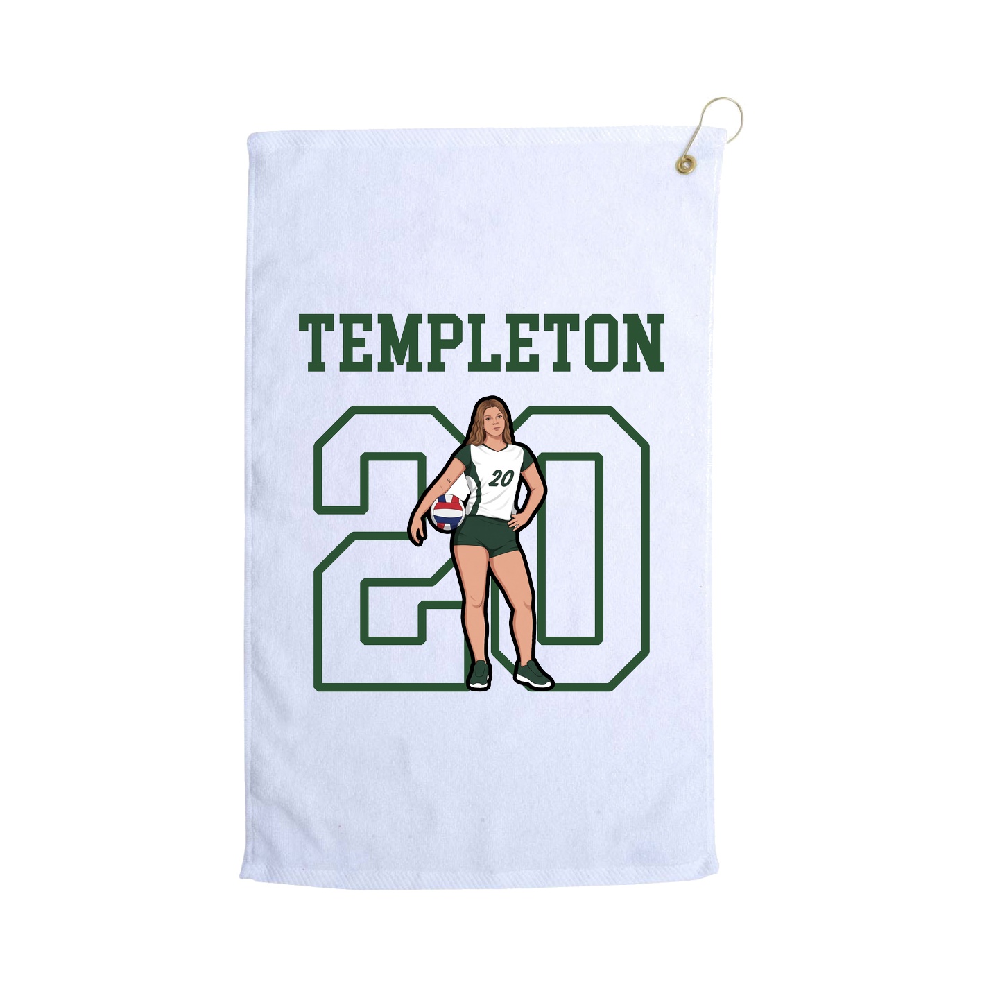 Golf Towel — Shirsey in White