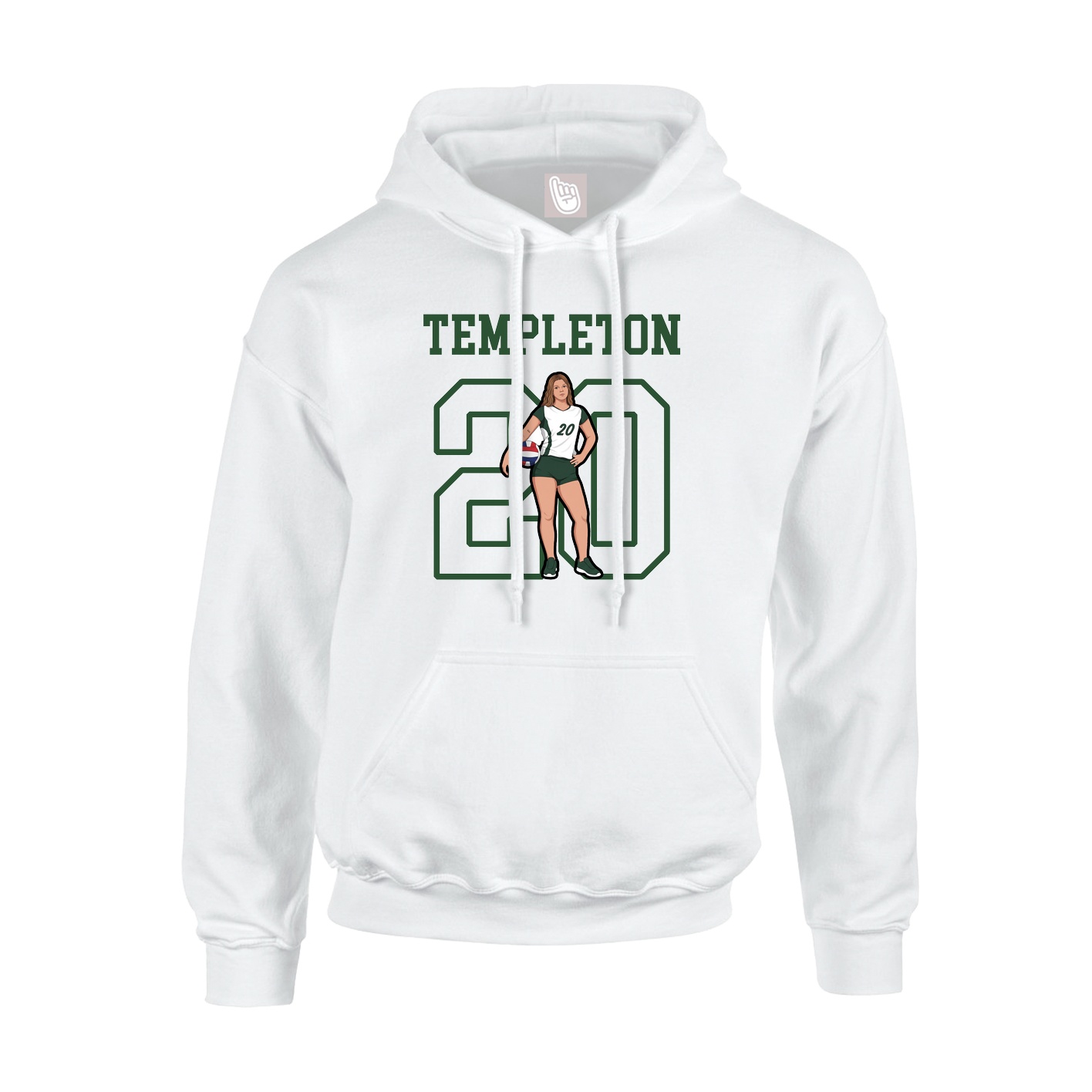 Youth Hoodie — Shirsey in White