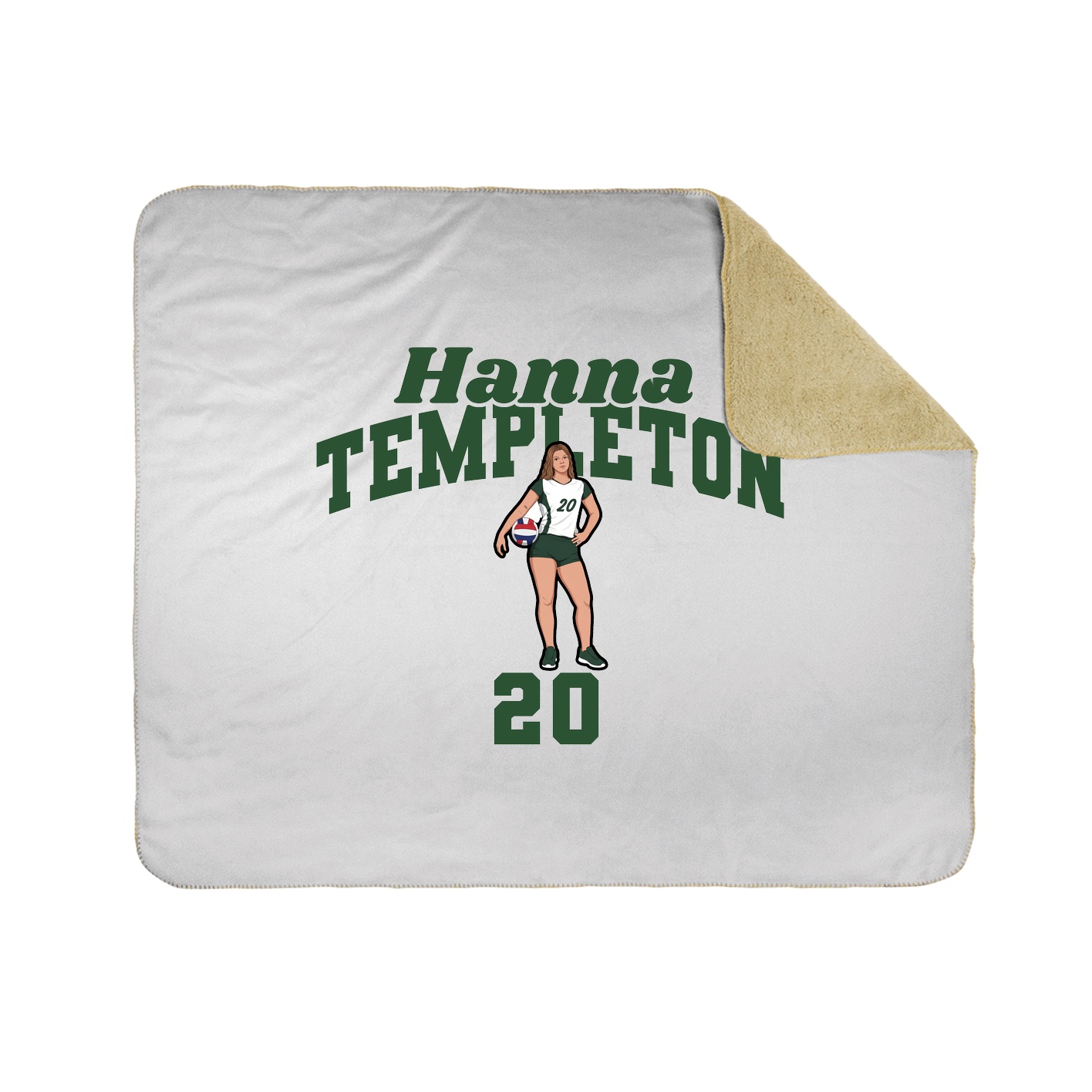 Throw Blanket — Signature Arch in White