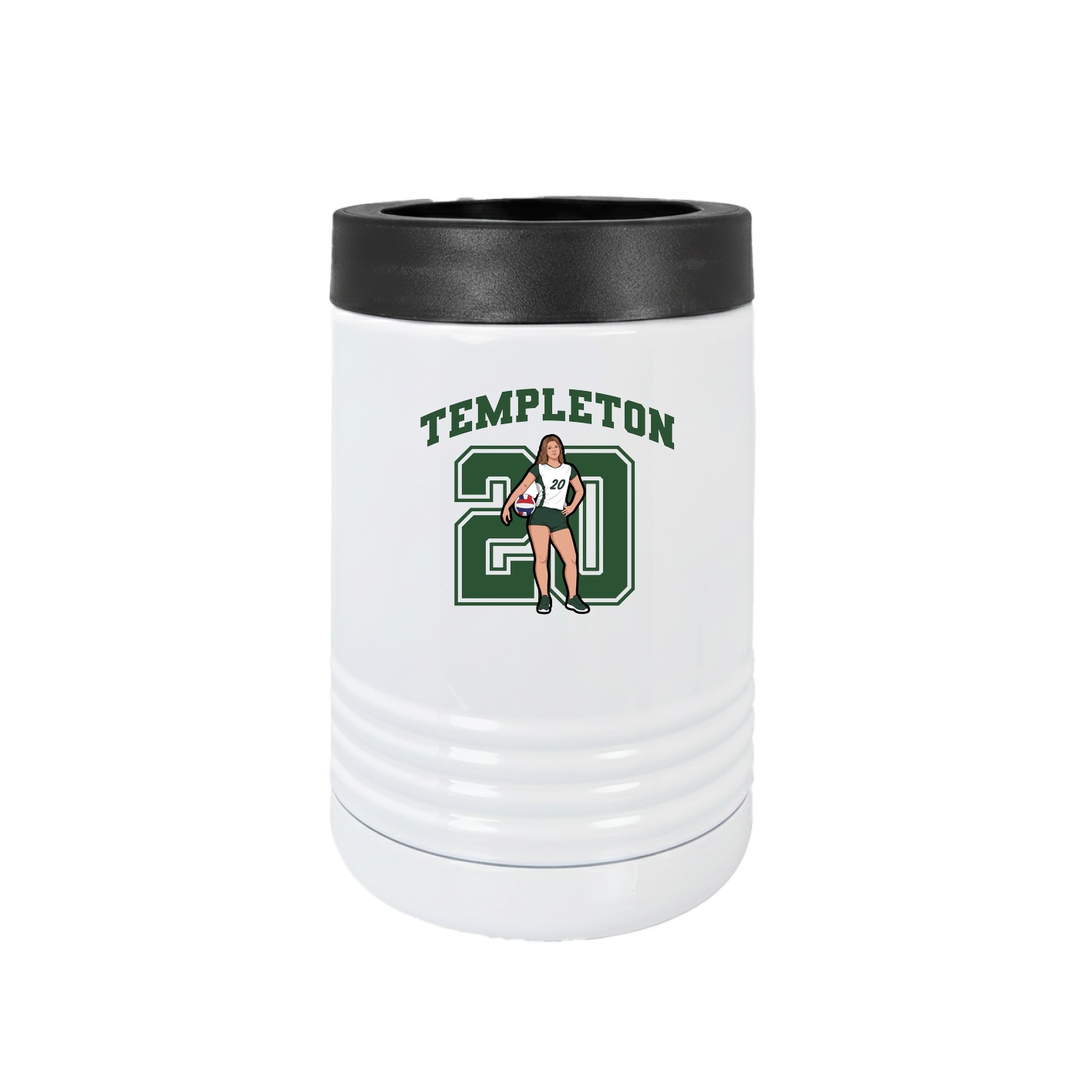 Beverage Holder — Number in White