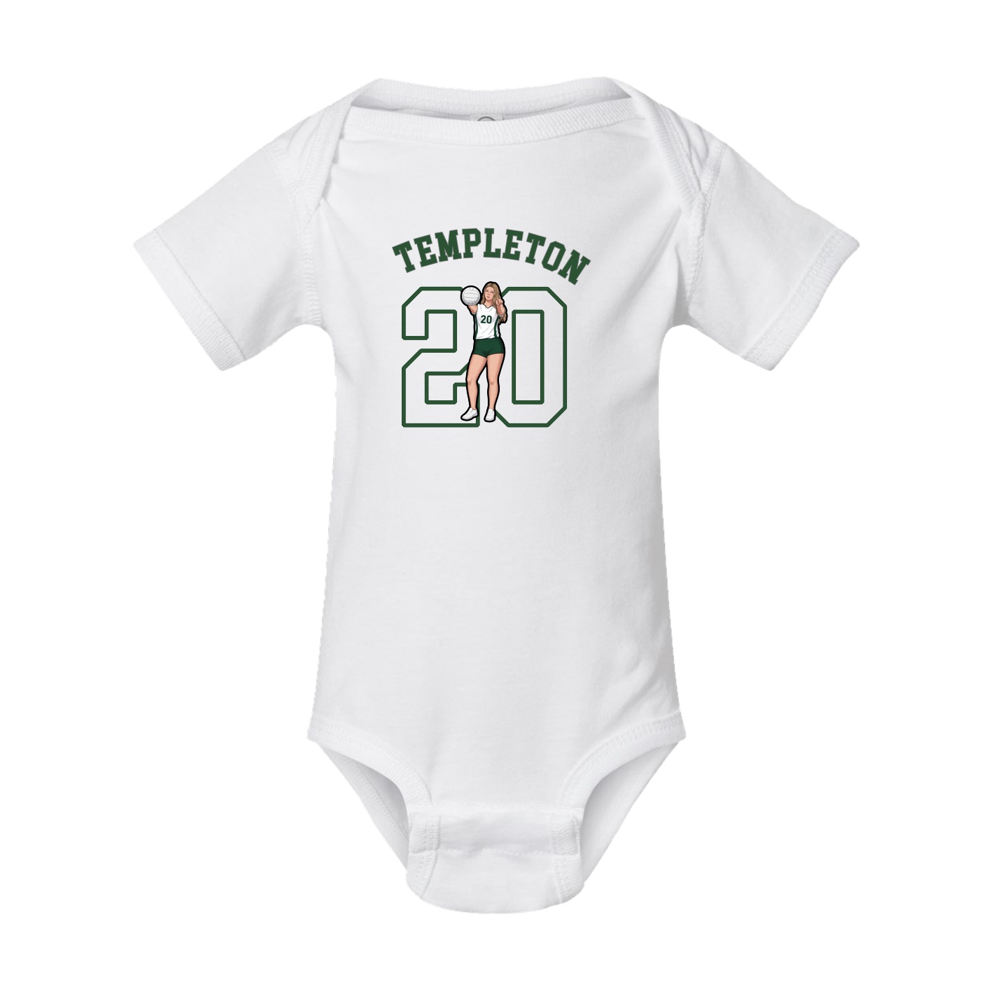 Baby Onesie — Shirsey Arch in White