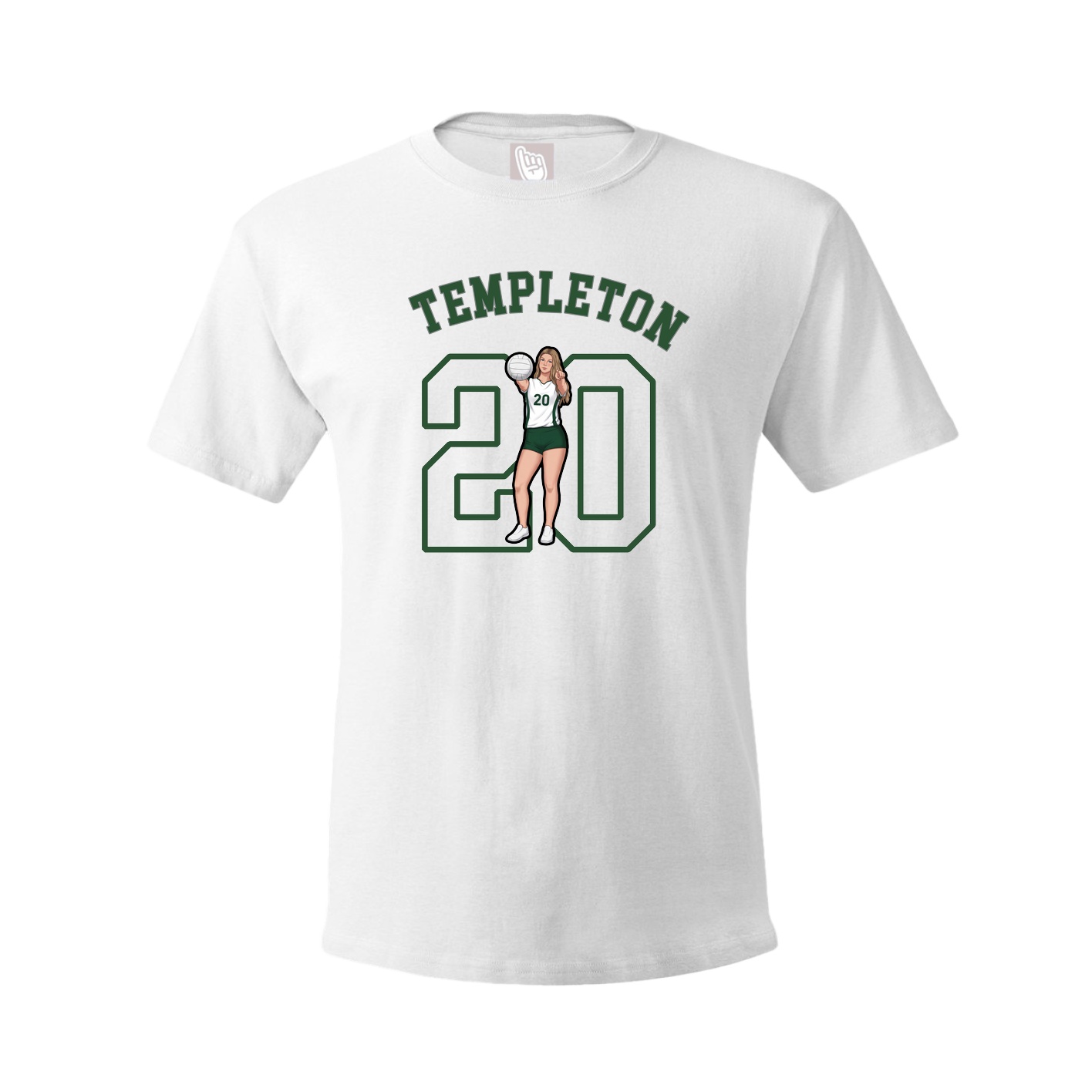 Tee — Shirsey Arch in White