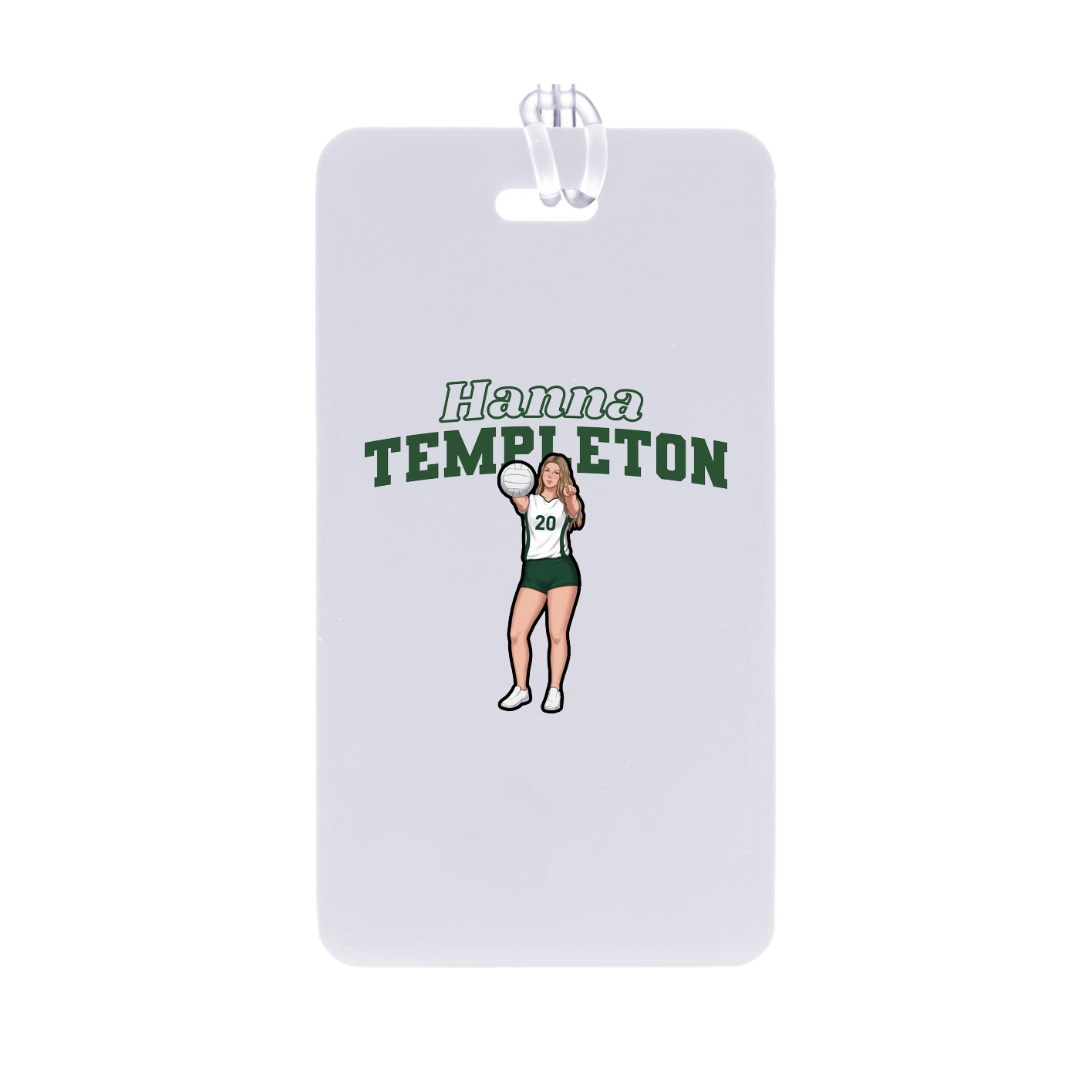 Bag Tag — Name Arch in Classic