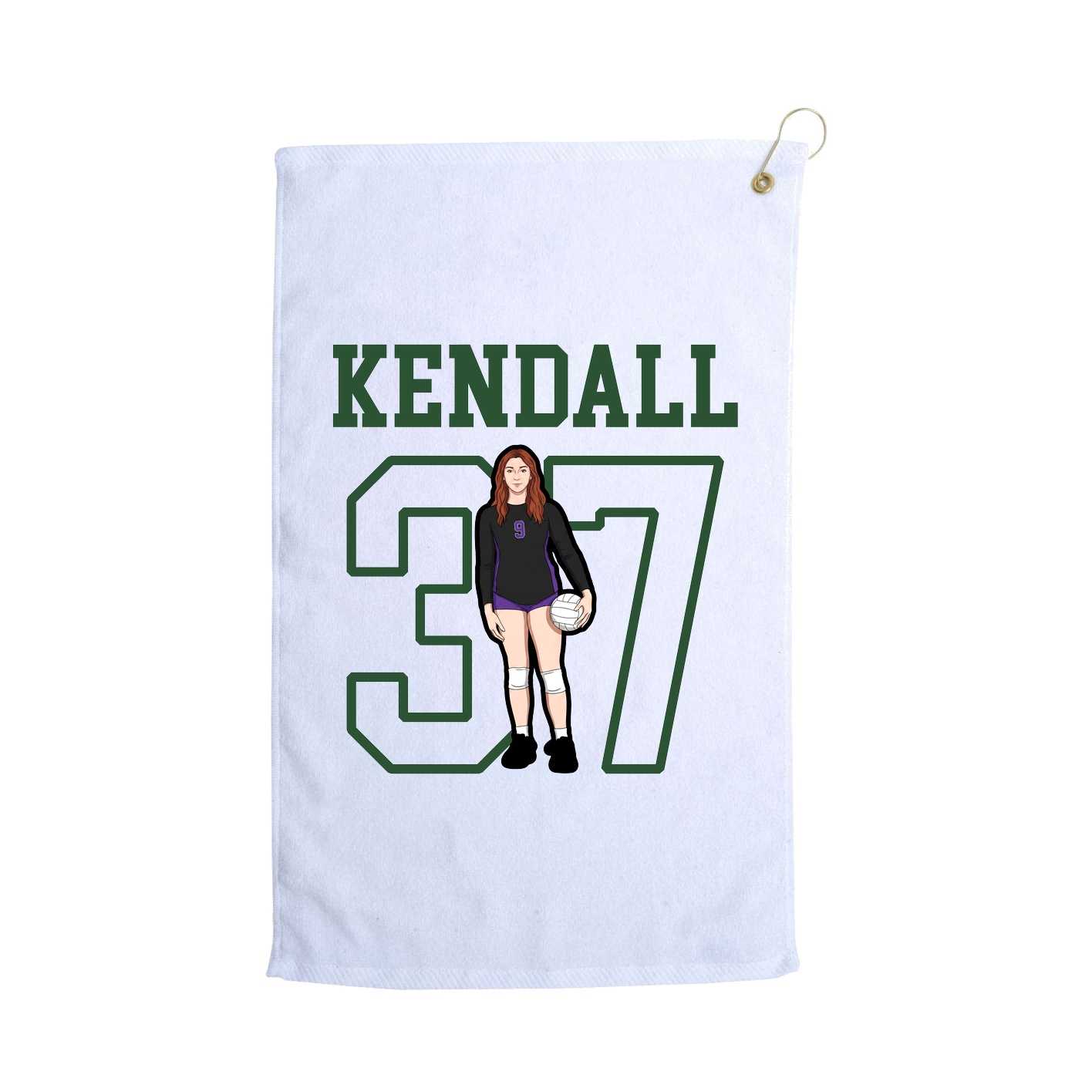 Golf Towel — Shirsey in White