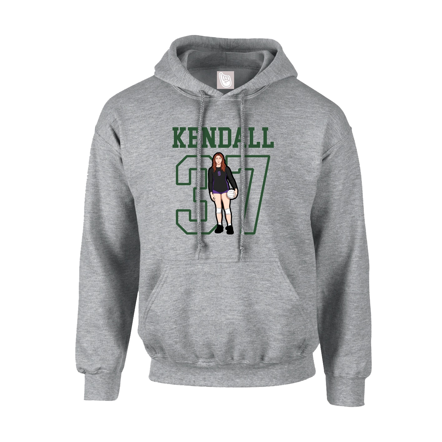 Hoodie — Shirsey in Grey