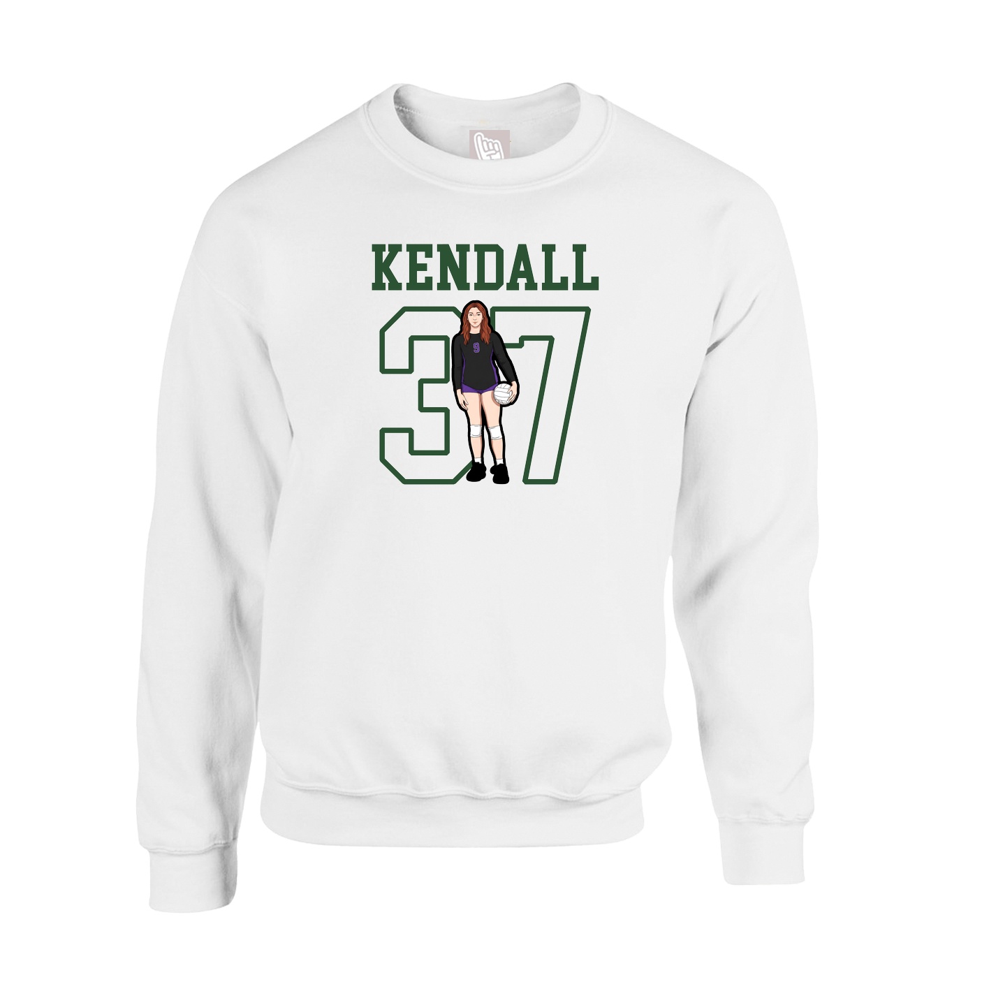 Fleece Crew — Shirsey in White