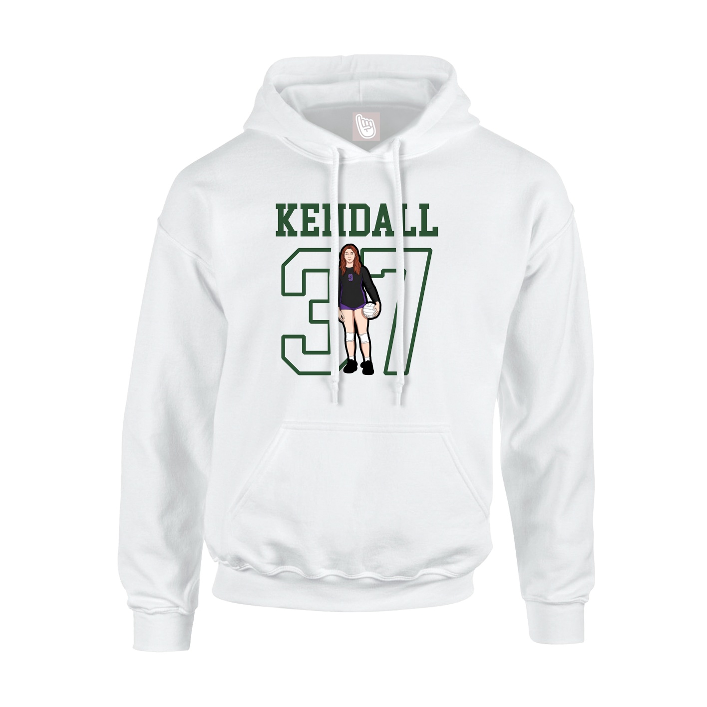 Youth Hoodie — Shirsey in White