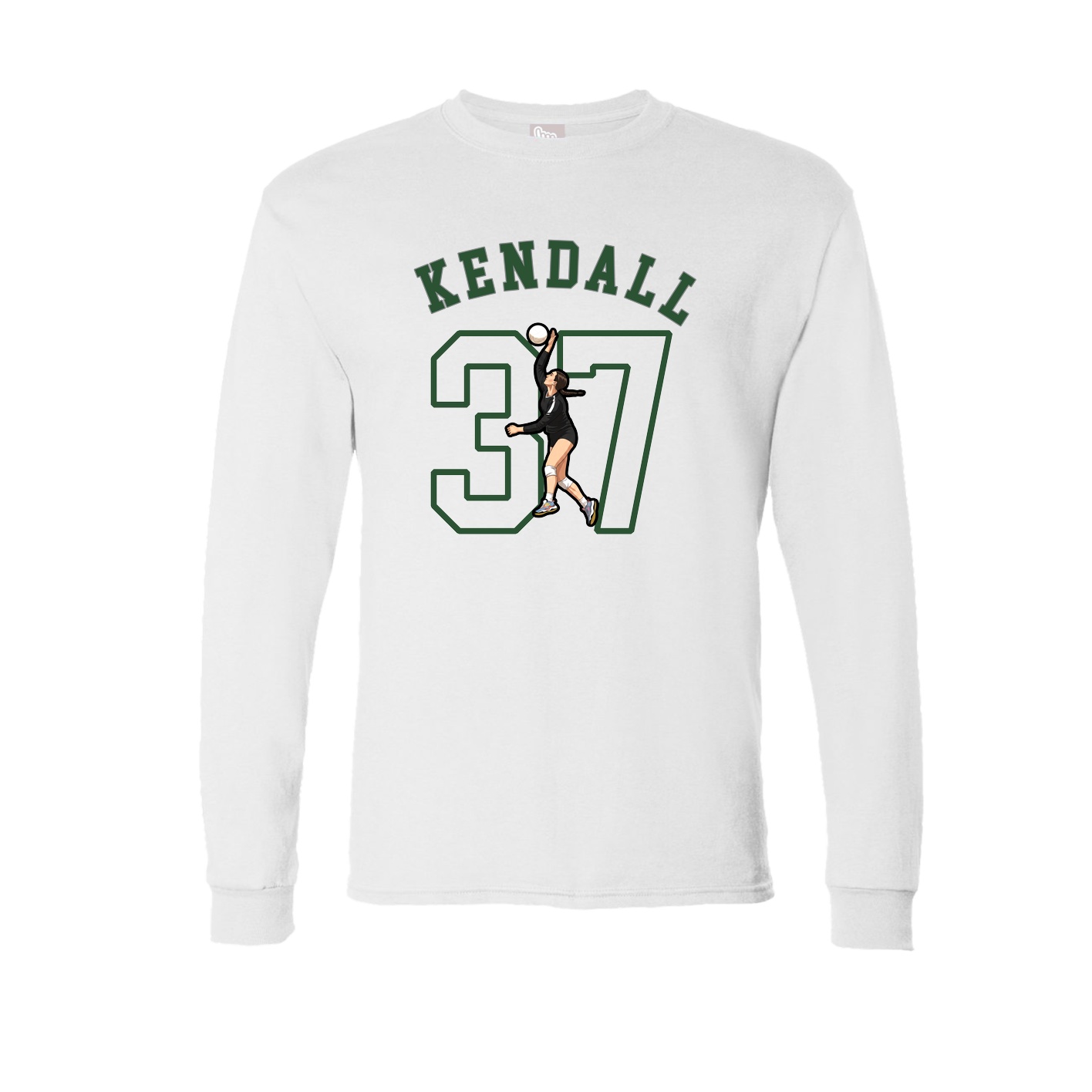Long Sleeve Tee — Shirsey Arch in White
