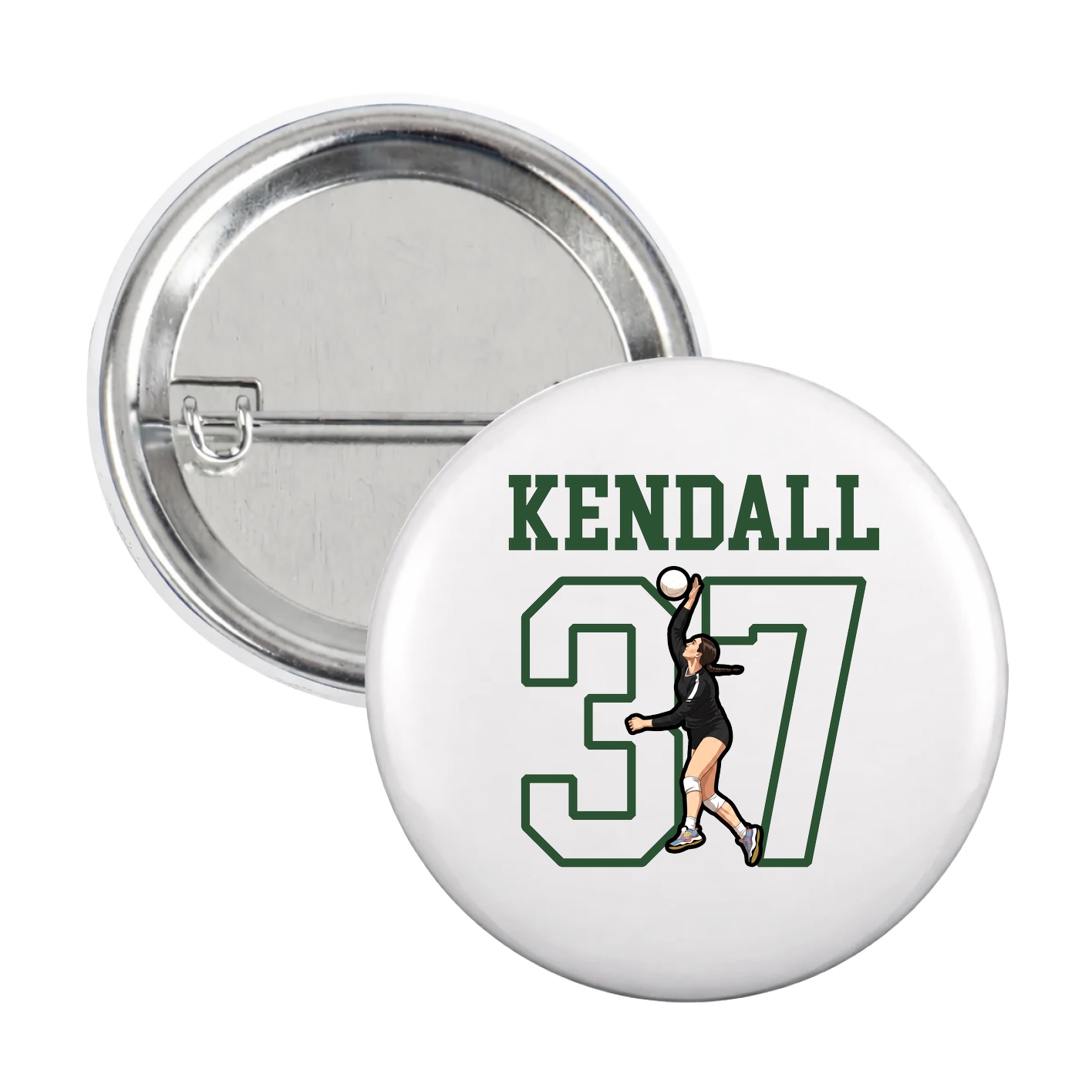 Game Day Button — Shirsey in White