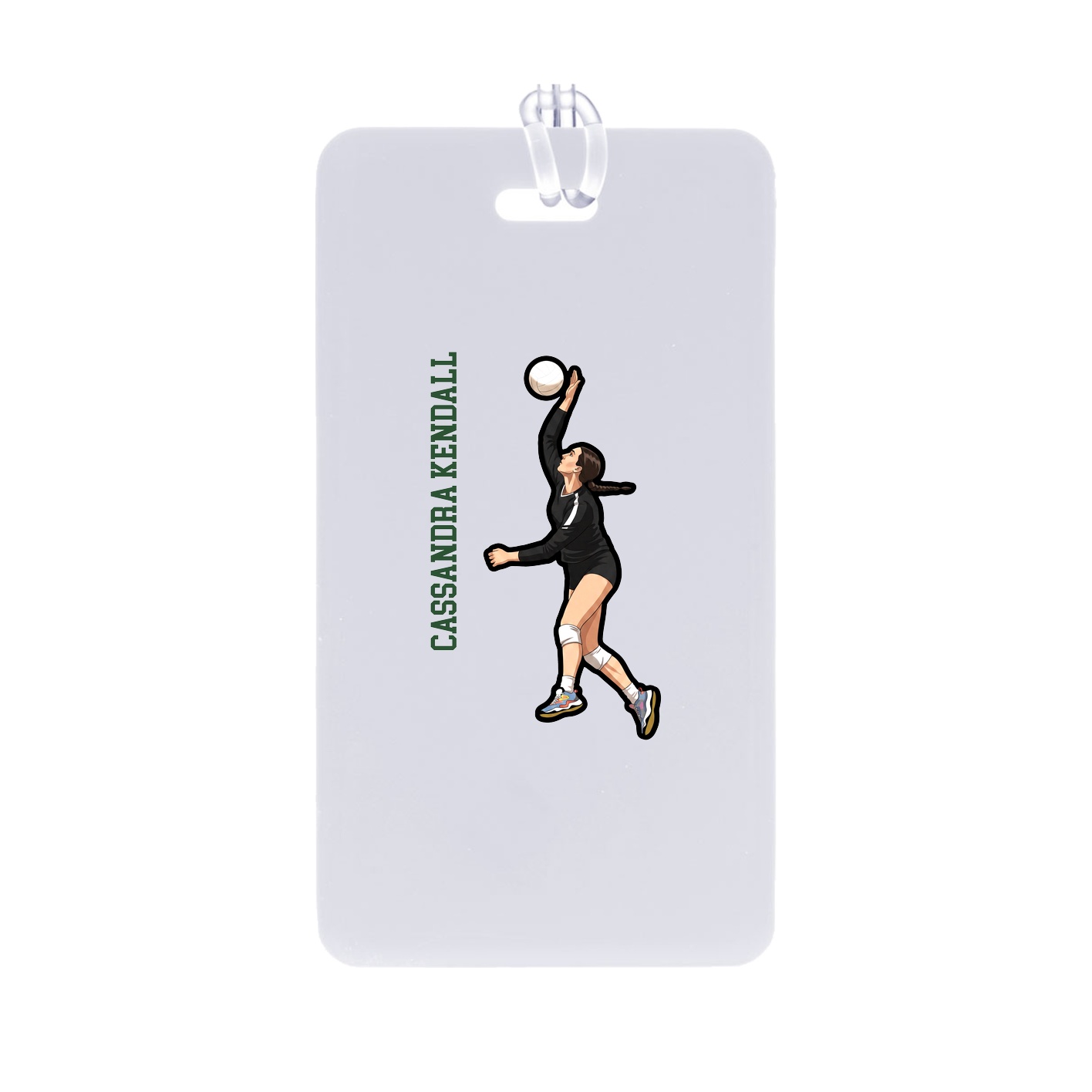 Bag Tag — Name Vertical in Classic