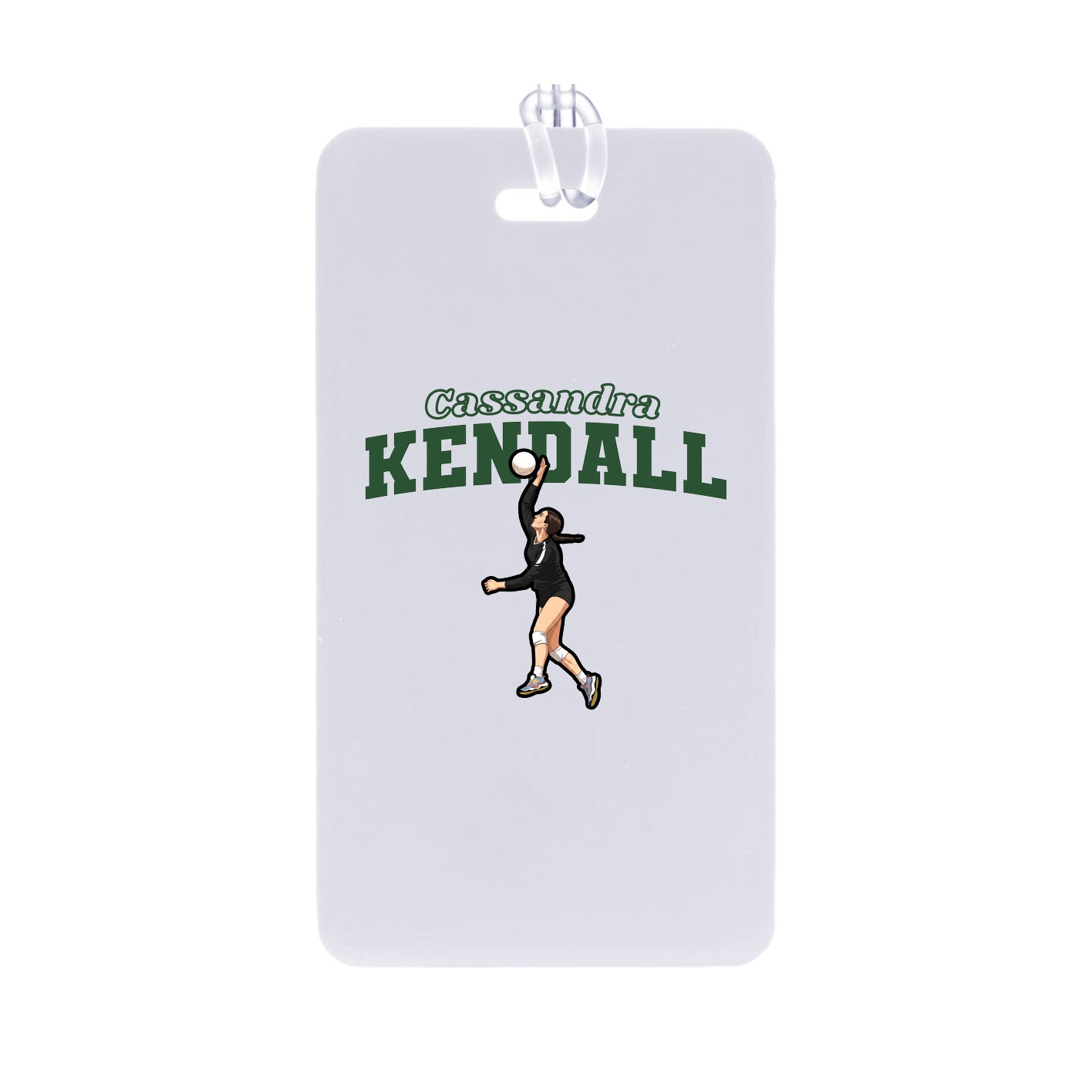 Bag Tag — Name Arch in Classic