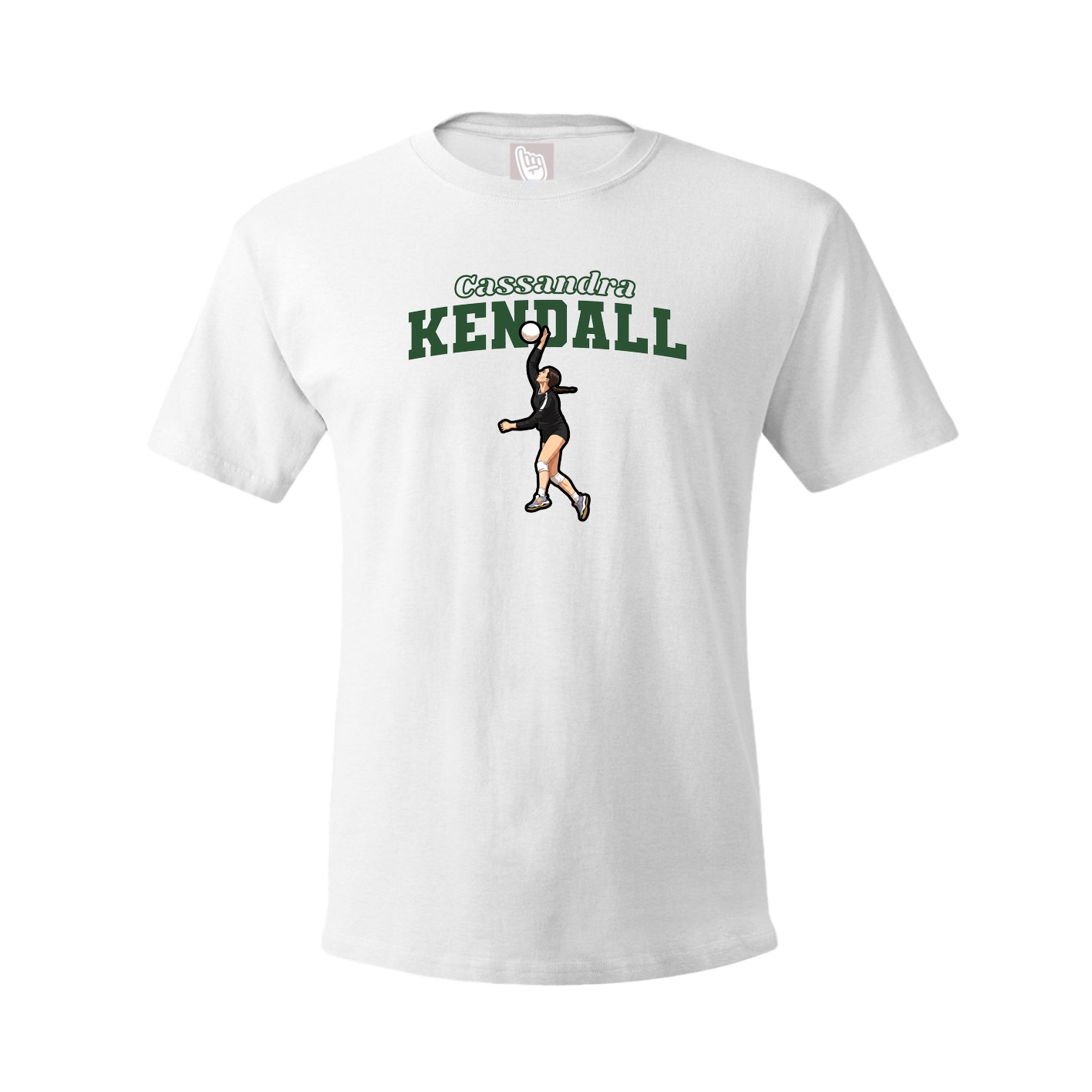 Tee — Name Arch in White