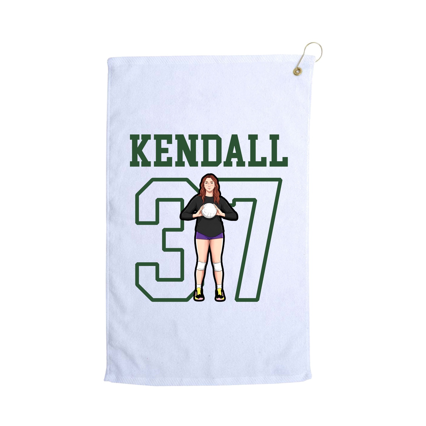 Golf Towel — Shirsey in White