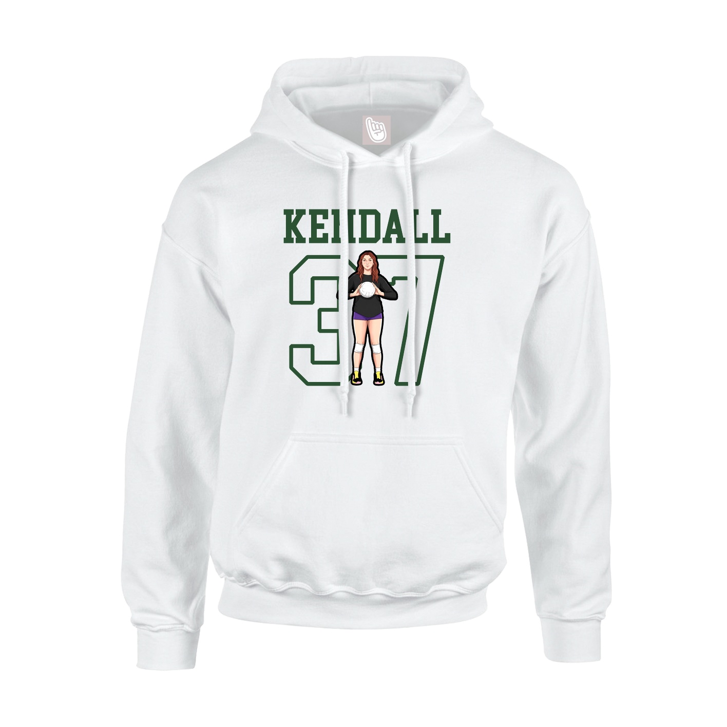 Youth Hoodie — Shirsey in White
