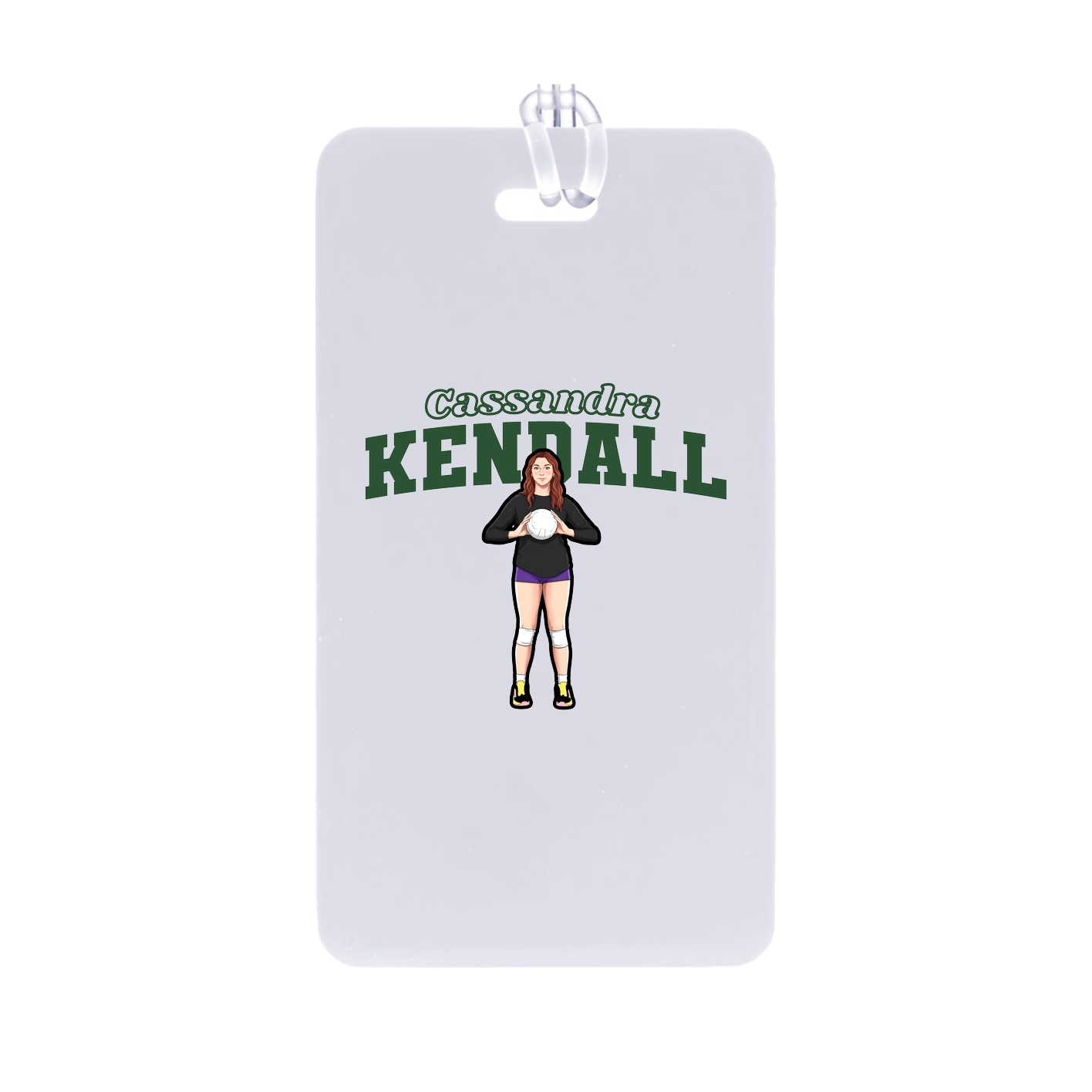 Bag Tag — Name Arch in Classic