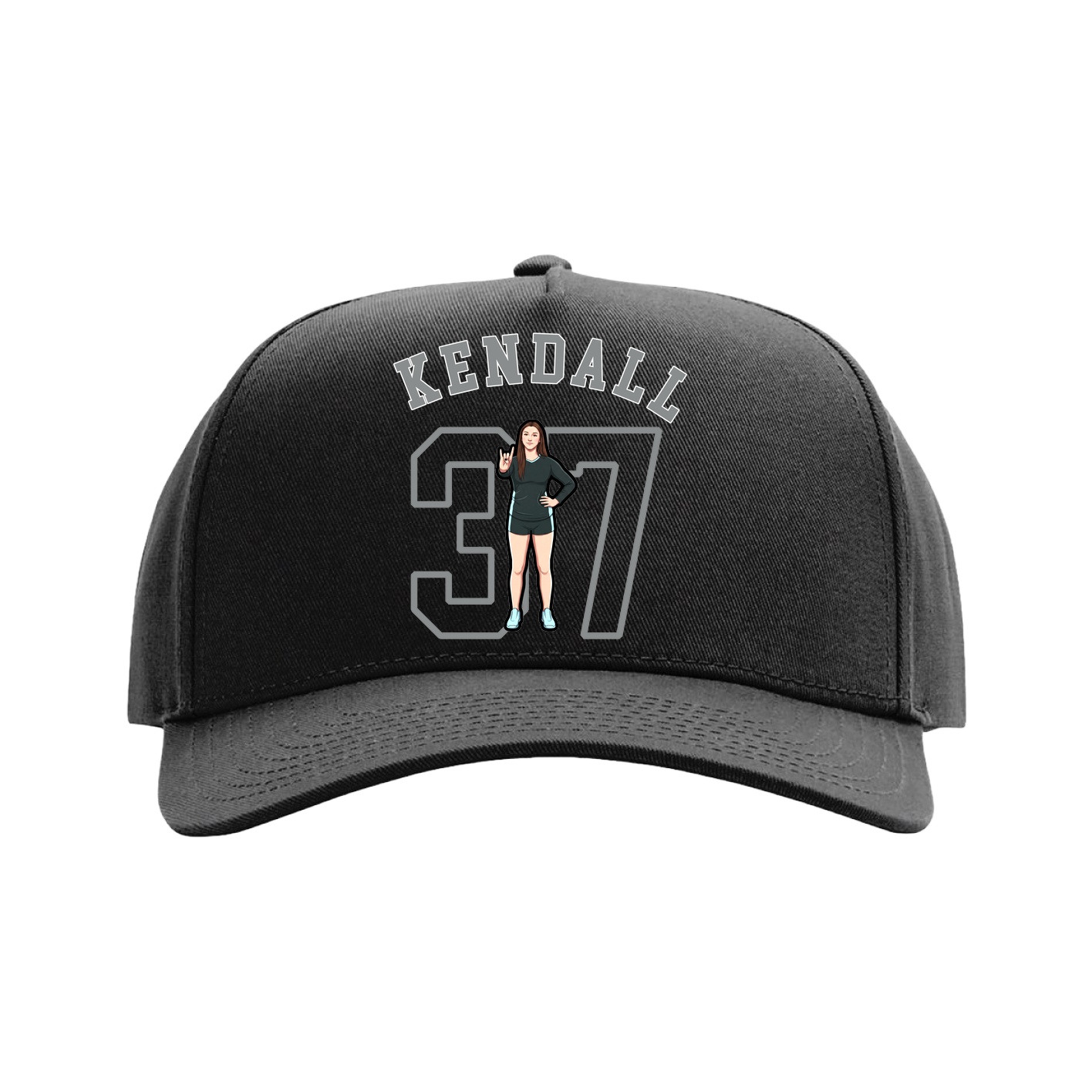 Full Fabric Five-Panel Champ Cap