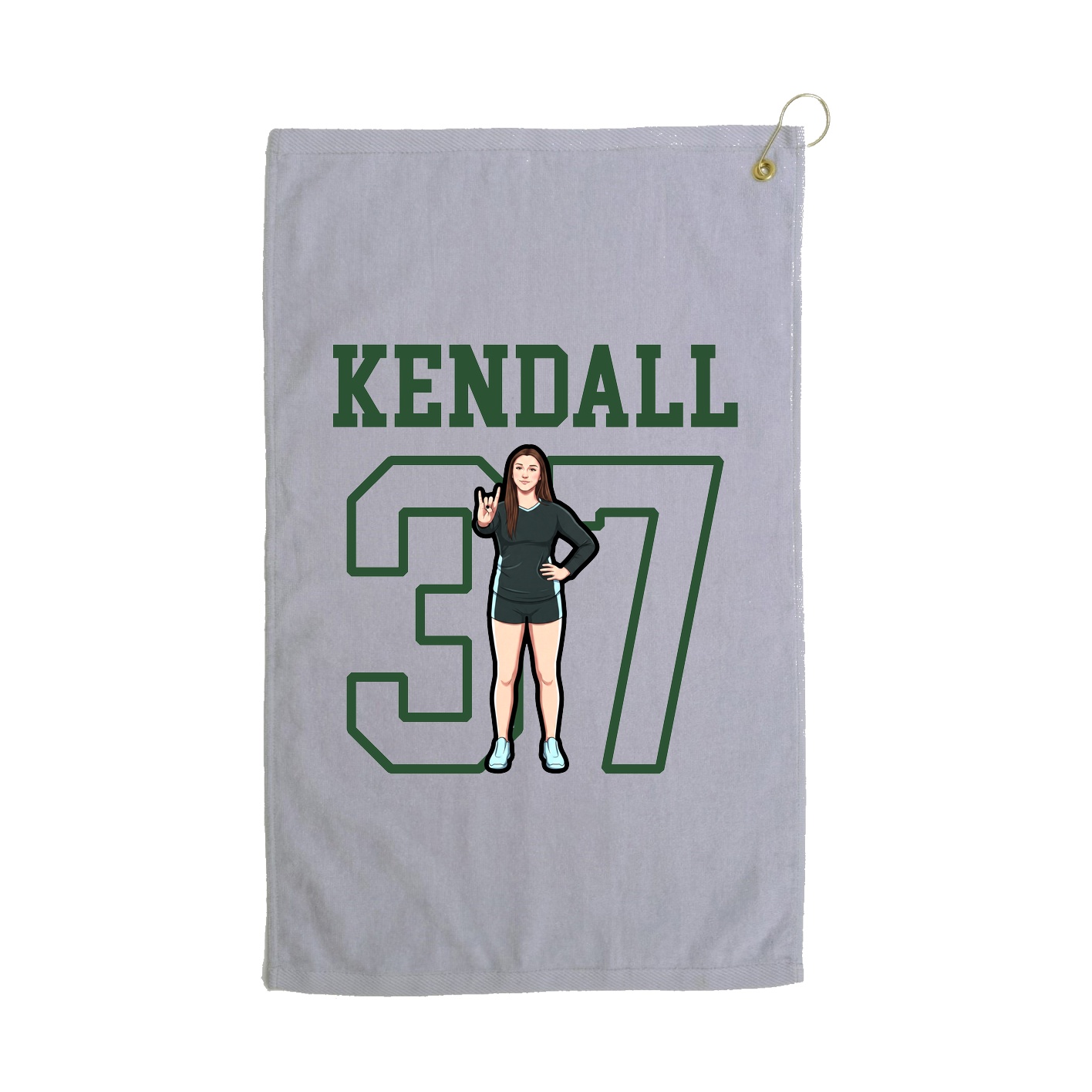 Golf Towel — Shirsey in Grey