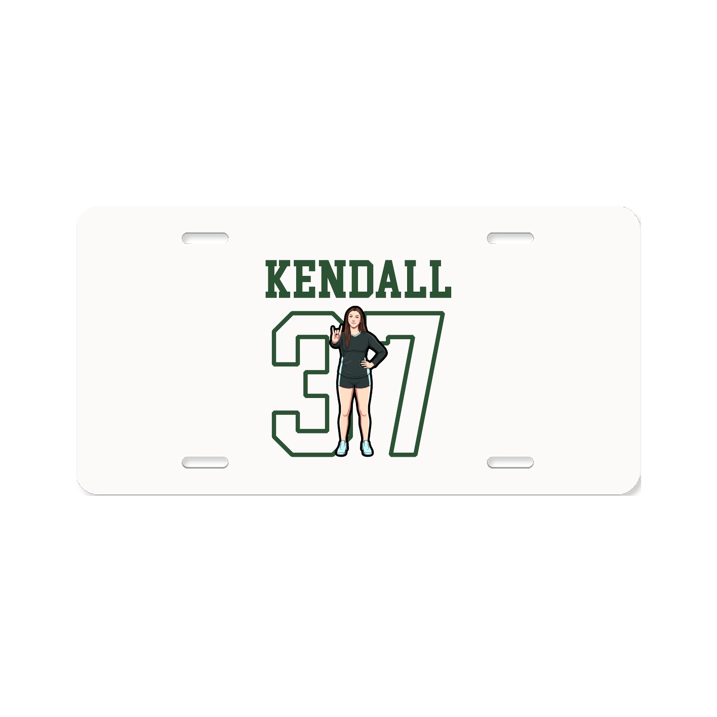 License Plate — Shirsey in Classic