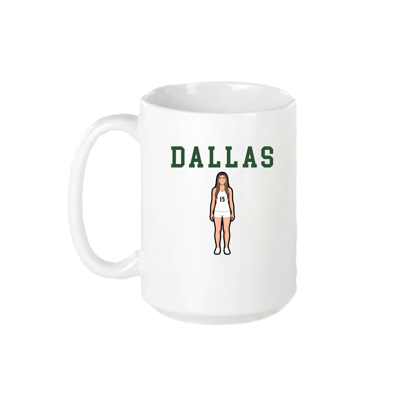 15oz Coffee Mug — Shirsey in White