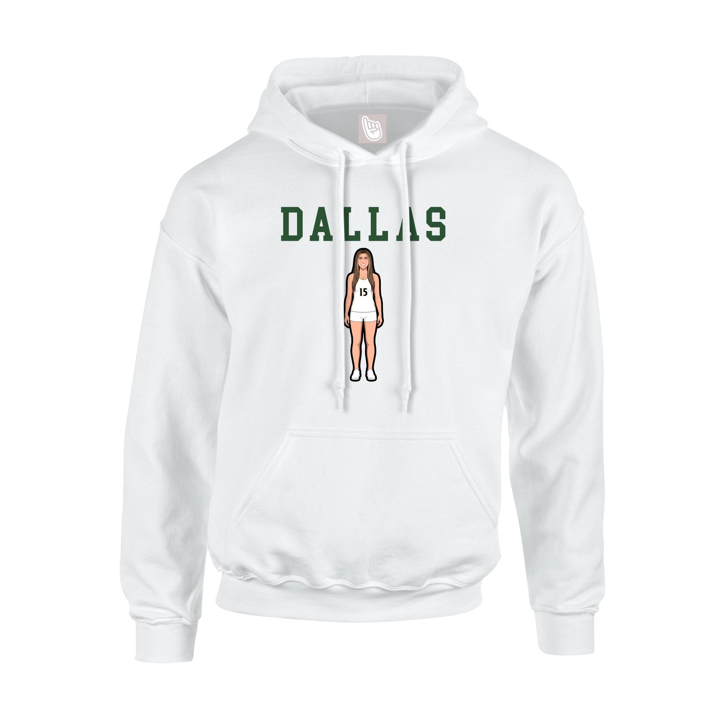 Youth Hoodie — Shirsey in White