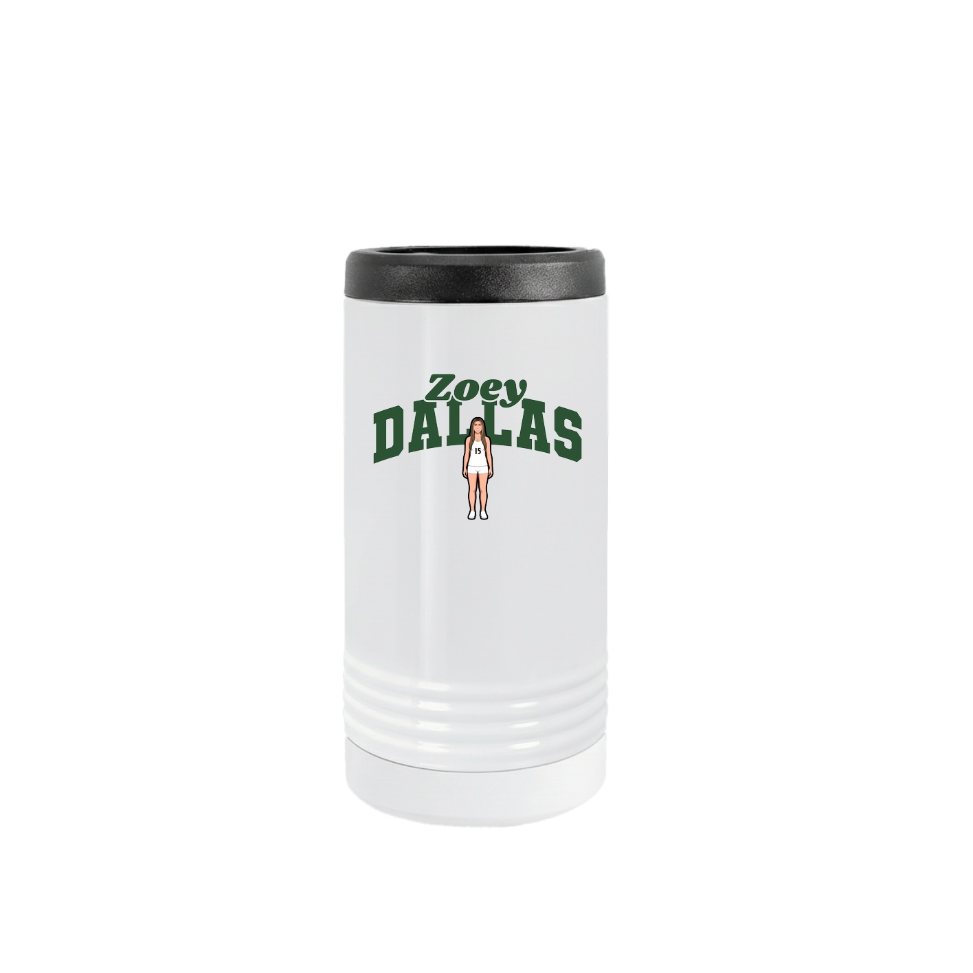 Slim Beverage Holder — Signature Arch in White