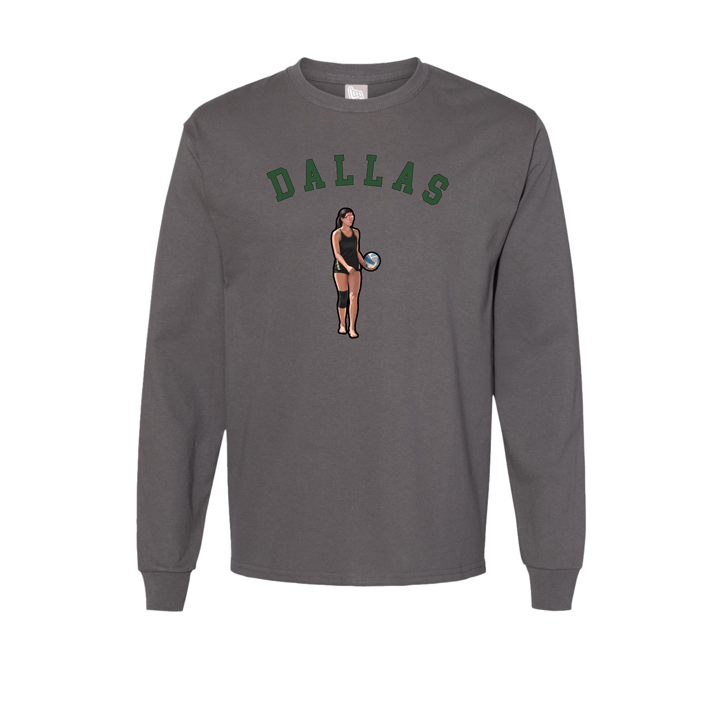 Long Sleeve Tee — Shirsey Arch in Grey