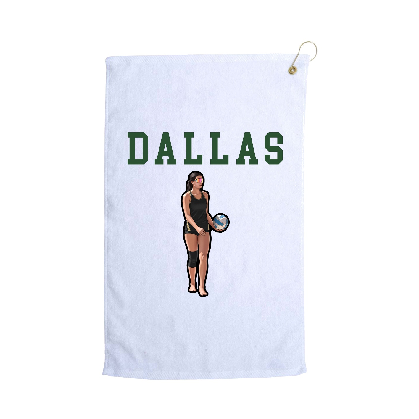 Golf Towel — Shirsey in White
