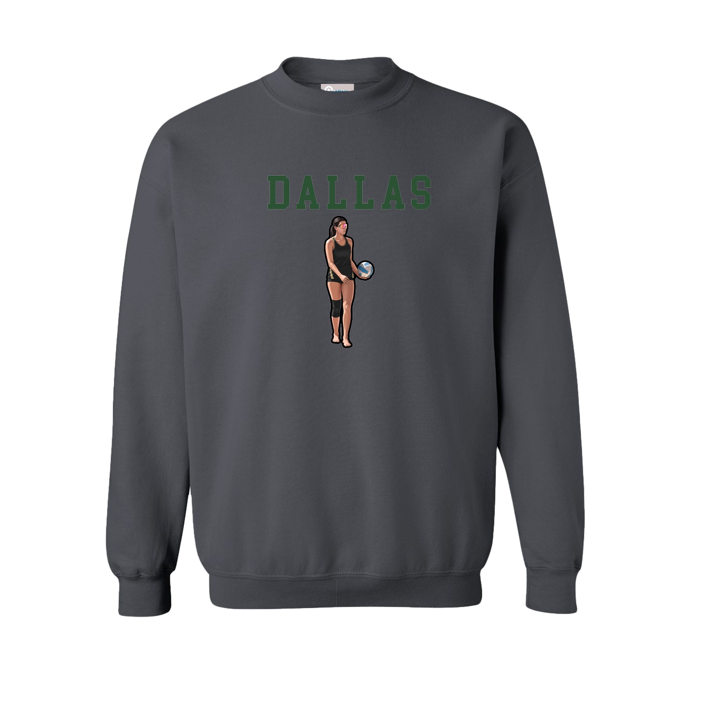 Fleece Crew — Shirsey in Grey