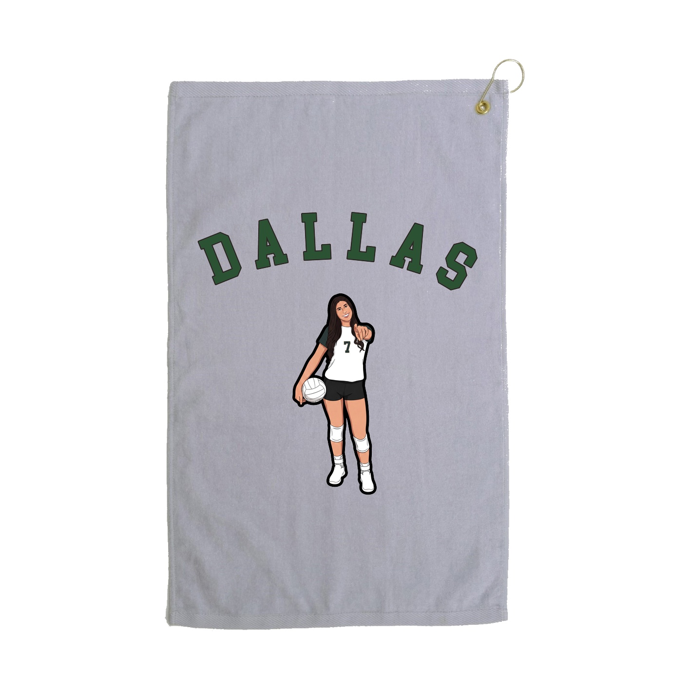 Golf Towel — Shirsey Arch in Grey