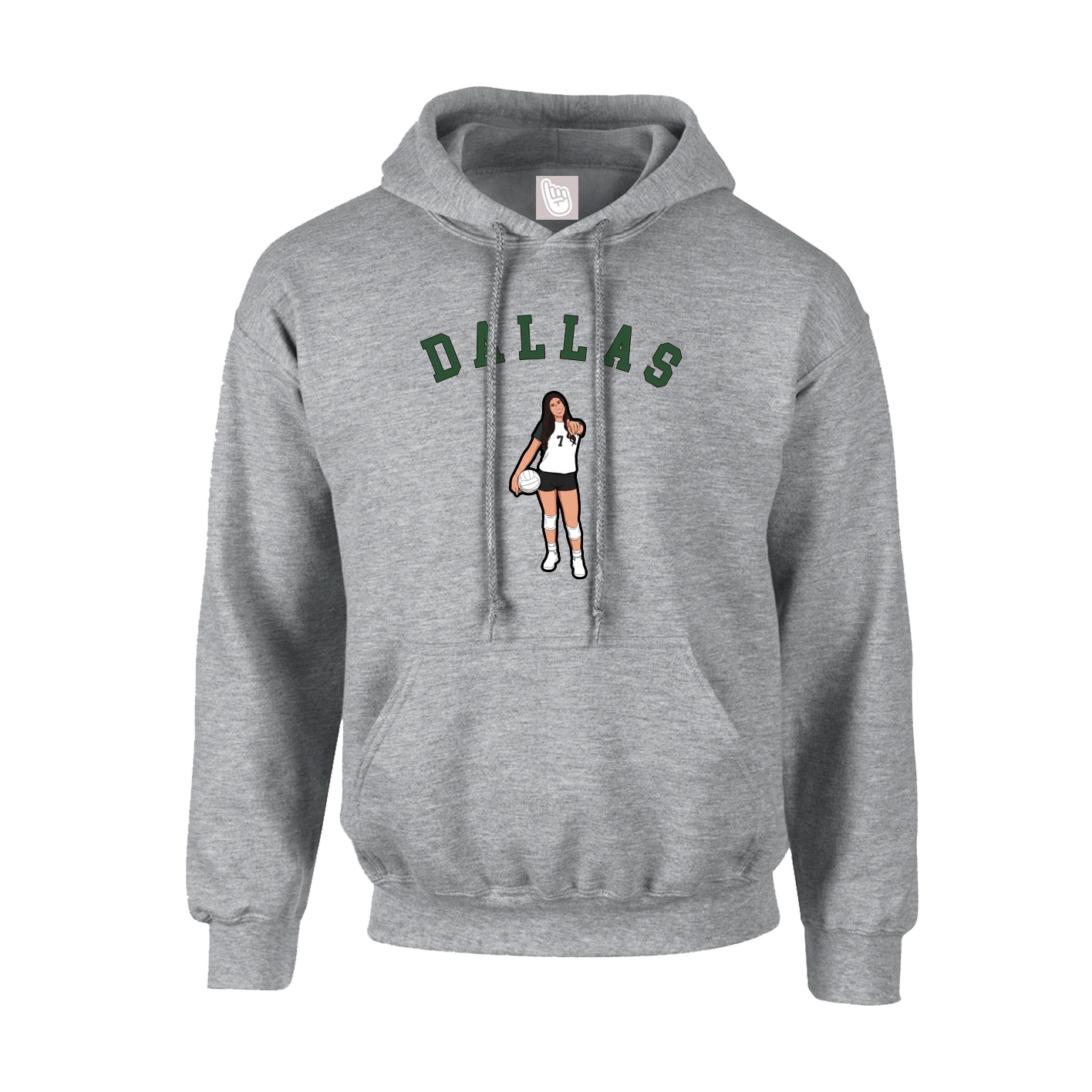 Youth Hoodie — Shirsey Arch in Grey