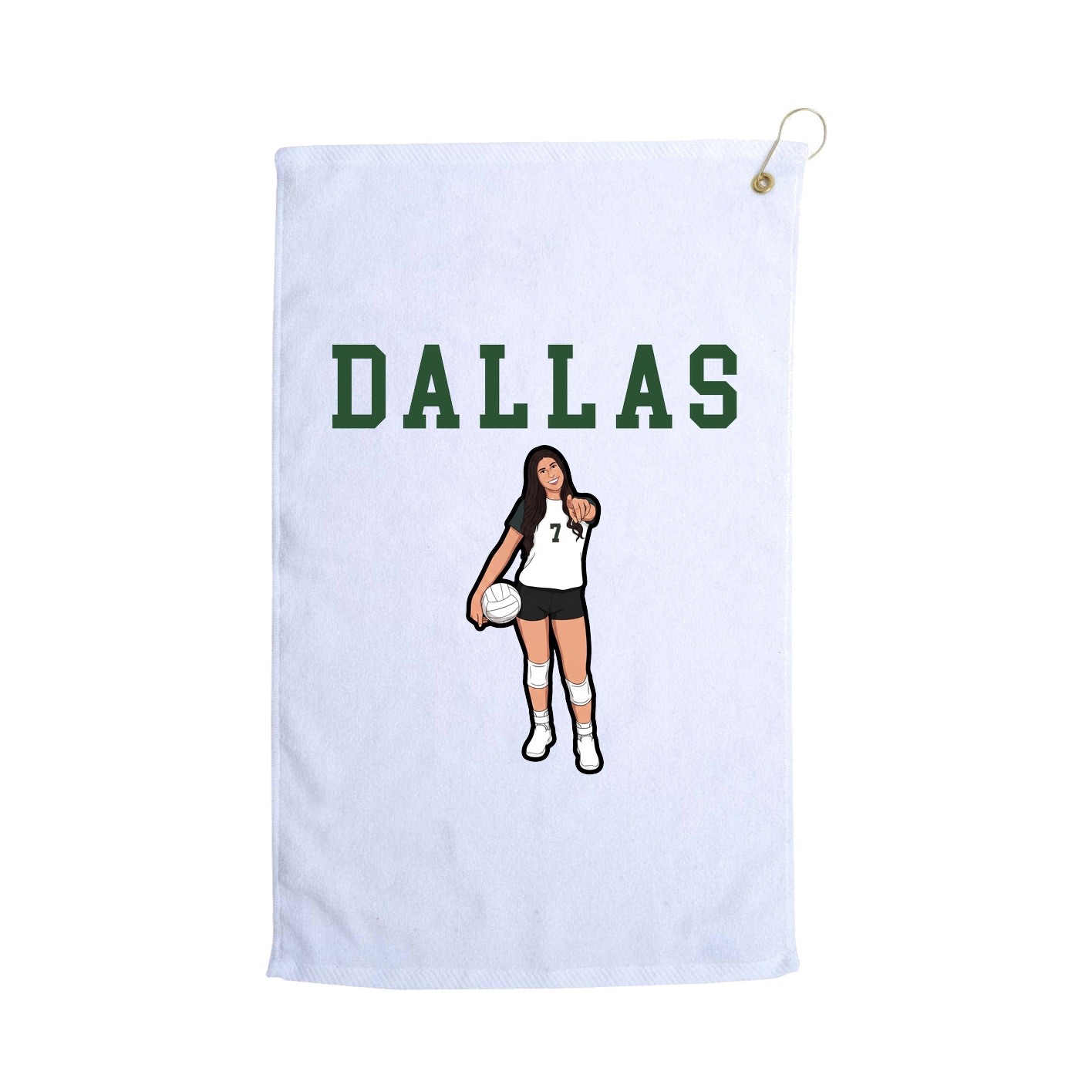 Golf Towel — Shirsey in White
