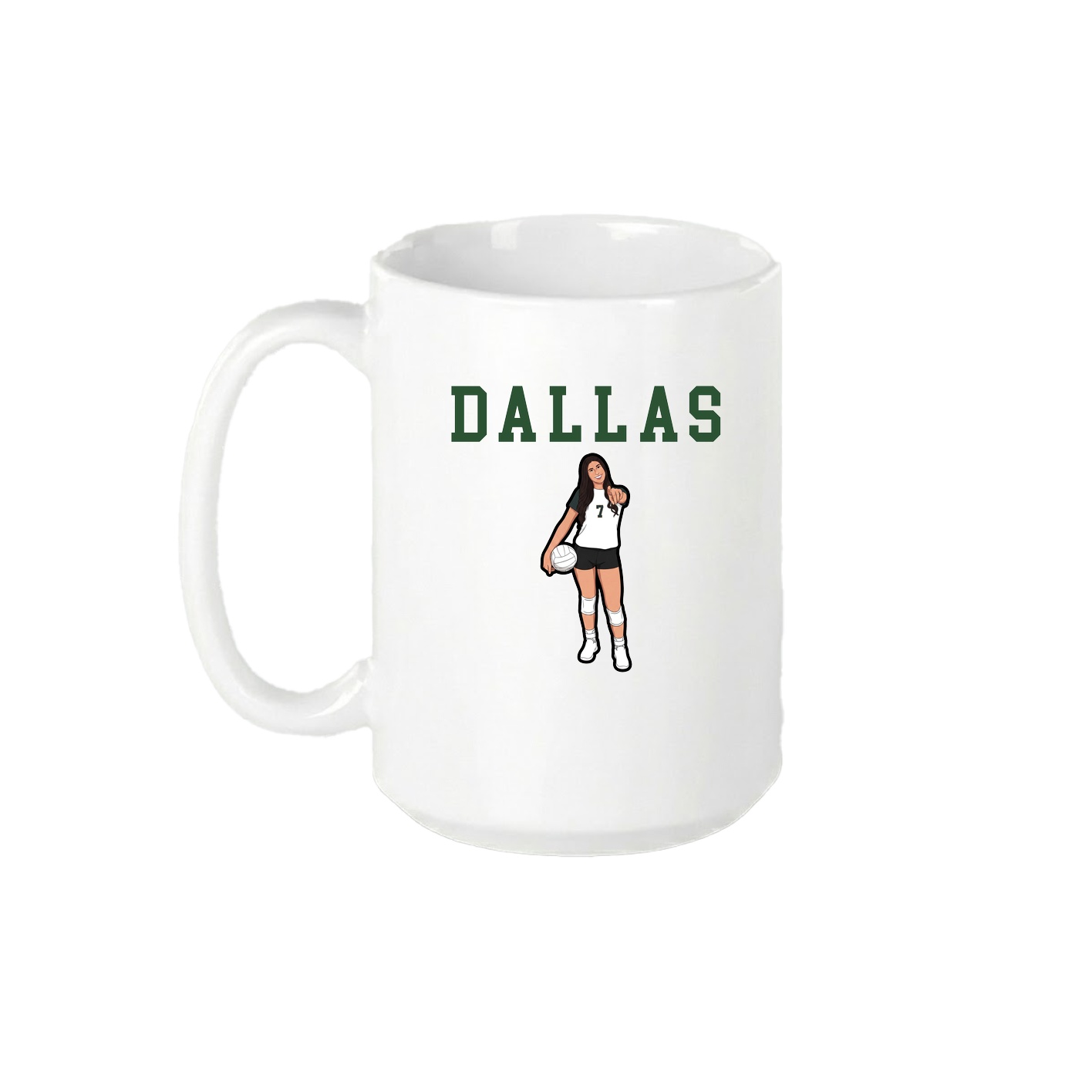 15oz Coffee Mug — Shirsey in White