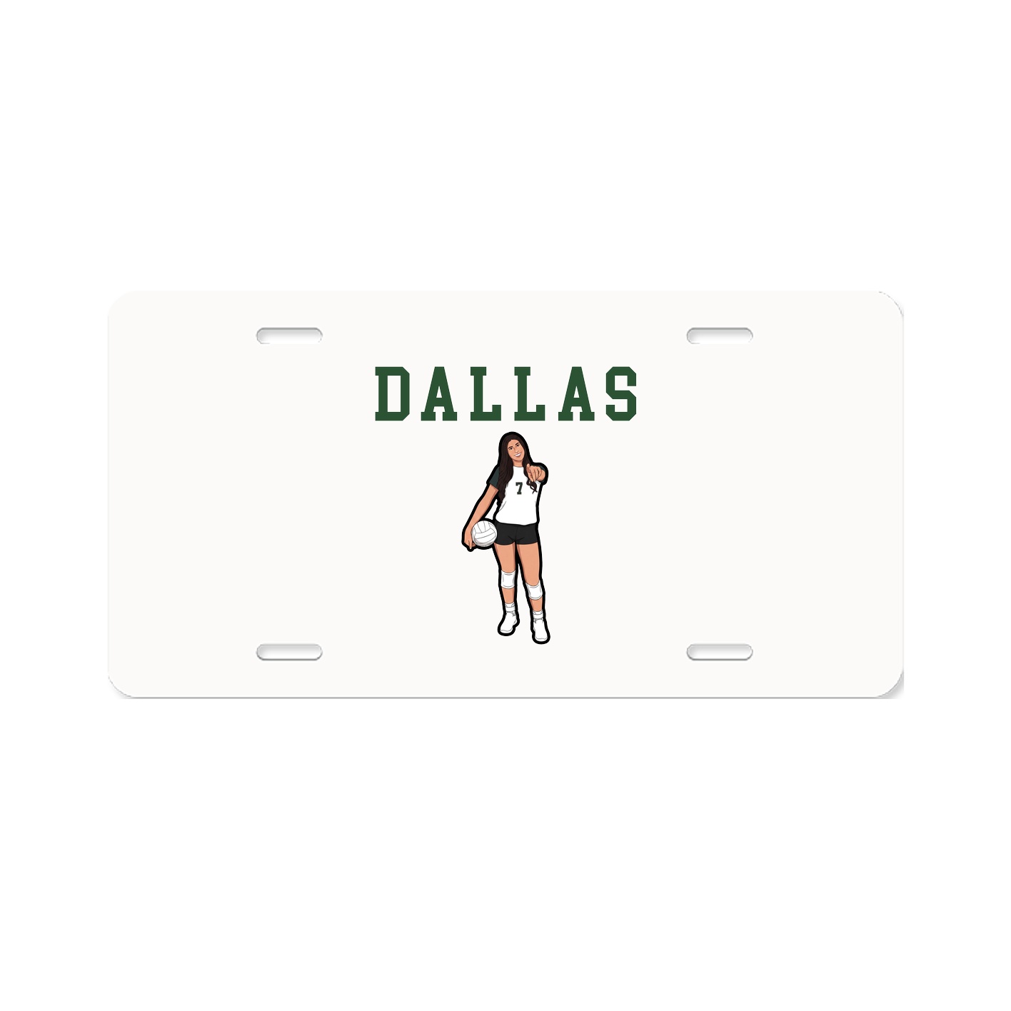 License Plate — Shirsey in Classic