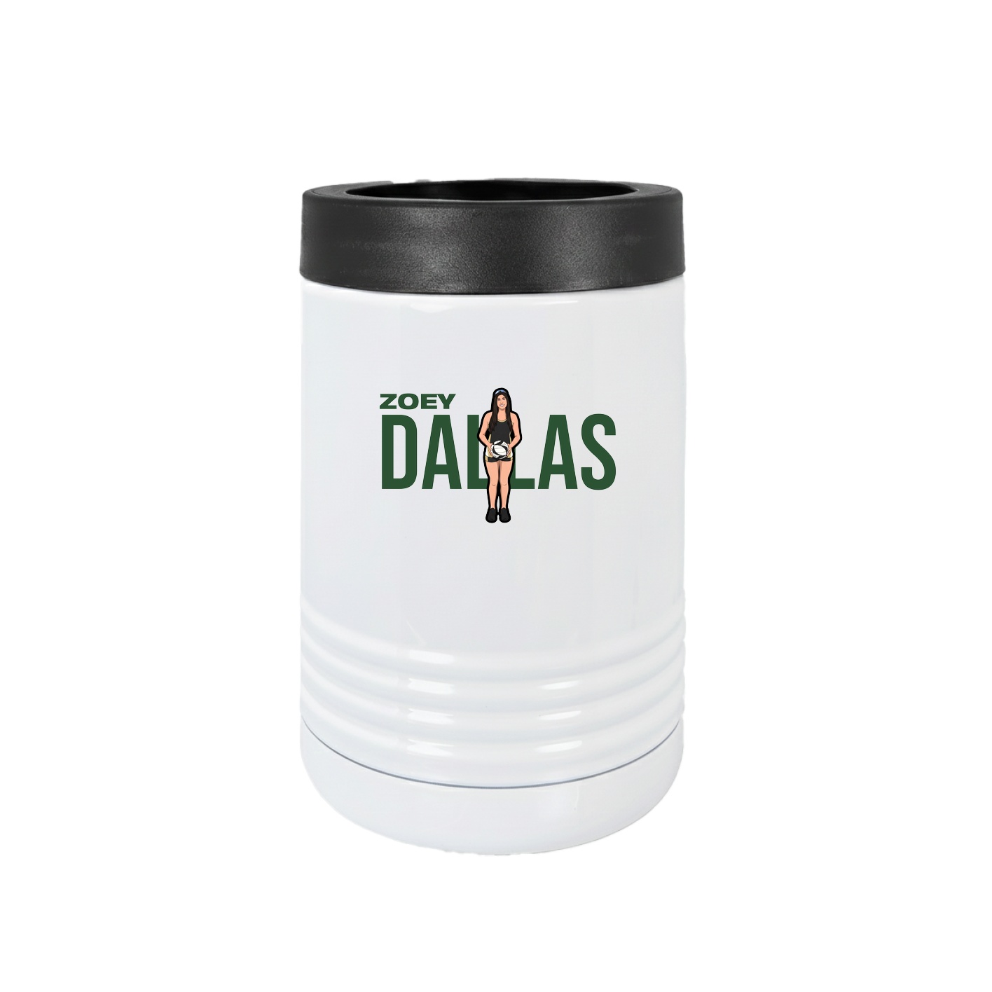 Beverage Holder — Player Name in White