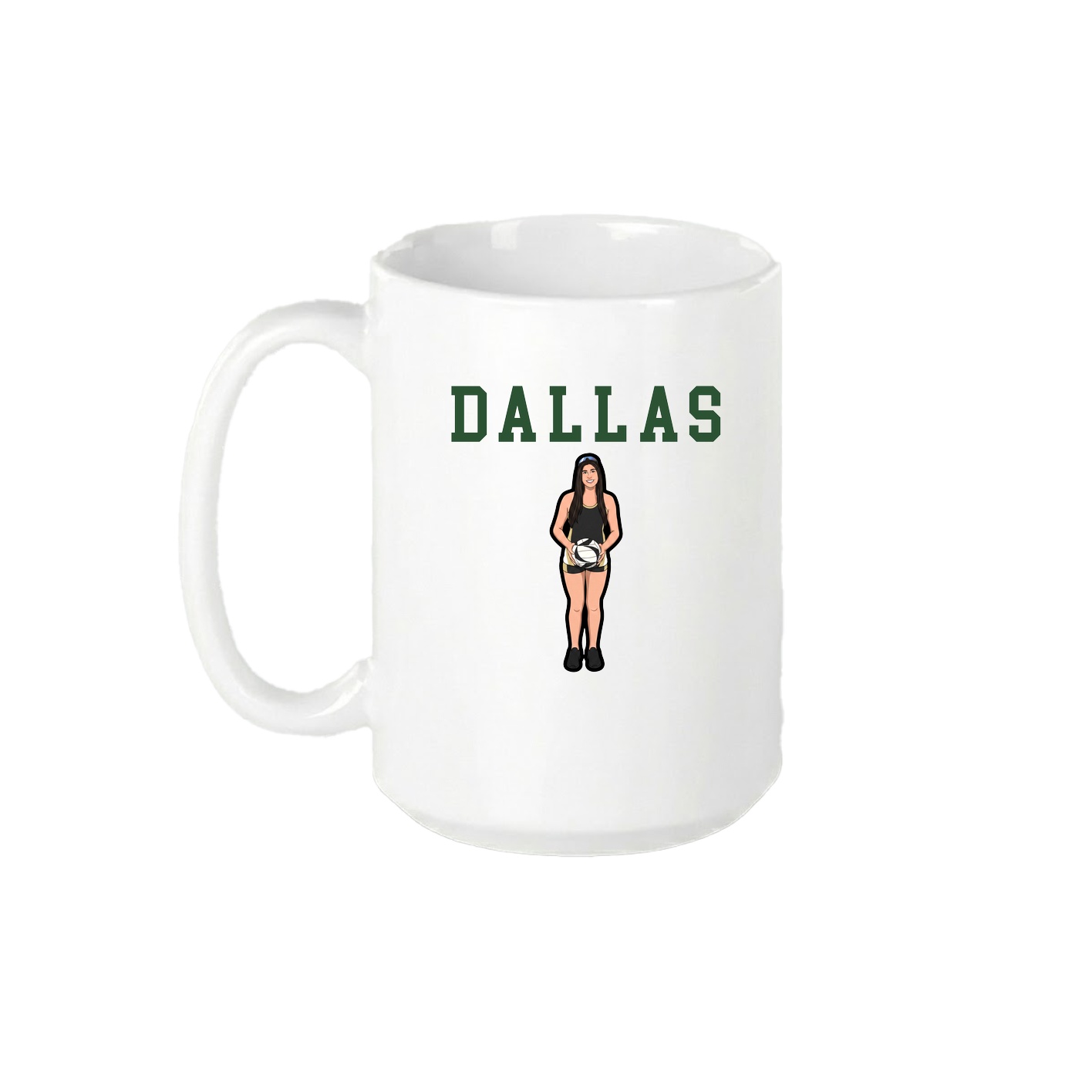 15oz Coffee Mug — Shirsey in White