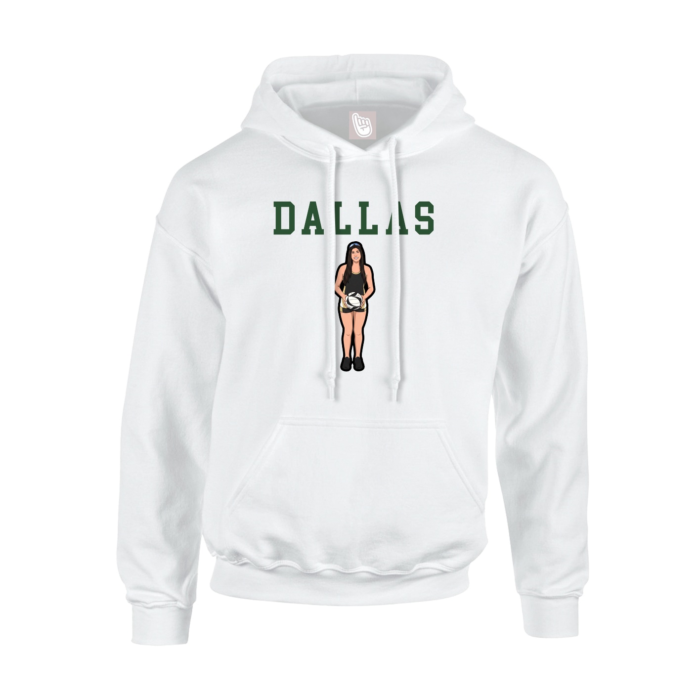 Youth Hoodie — Shirsey in White