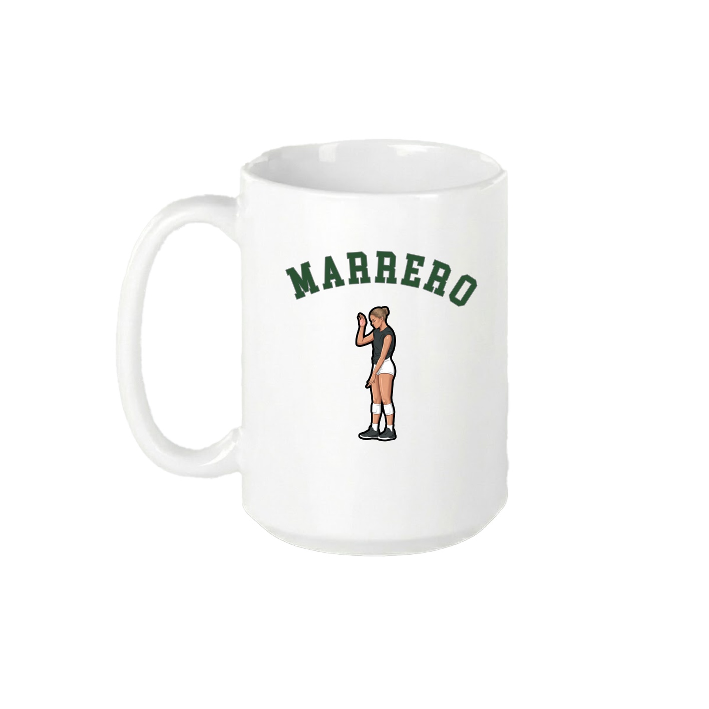 15oz Coffee Mug — Shirsey Arch in White