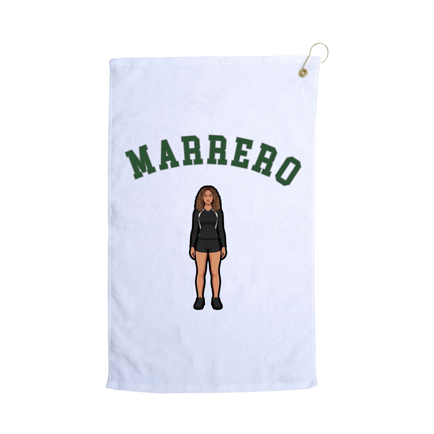 Golf Towel — Shirsey Arch in White
