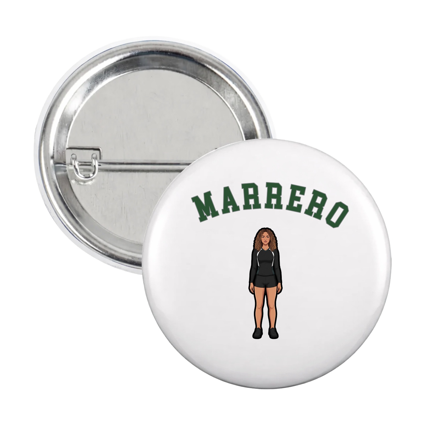 Game Day Button — Shirsey Arch in White