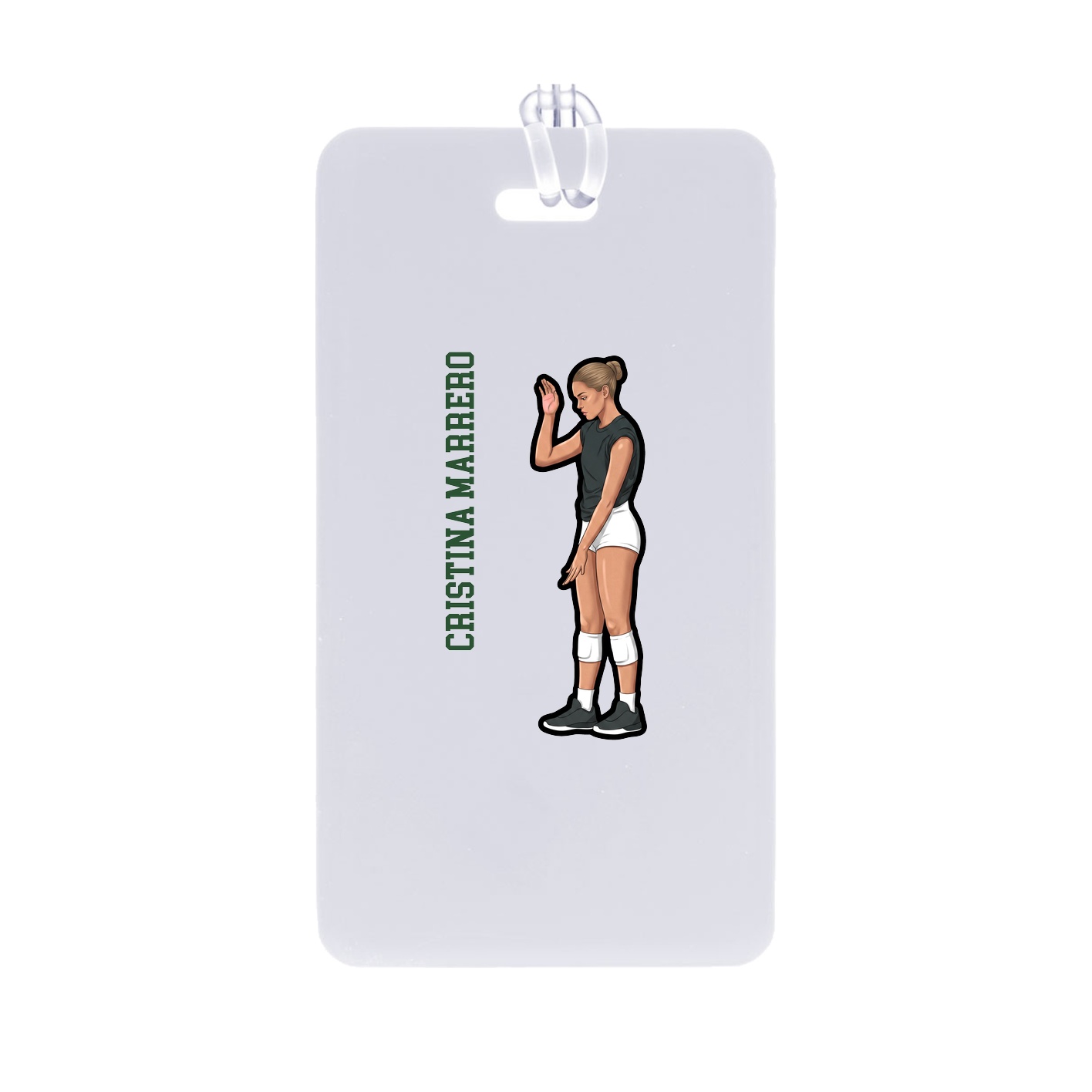 Bag Tag — Name Vertical in Classic