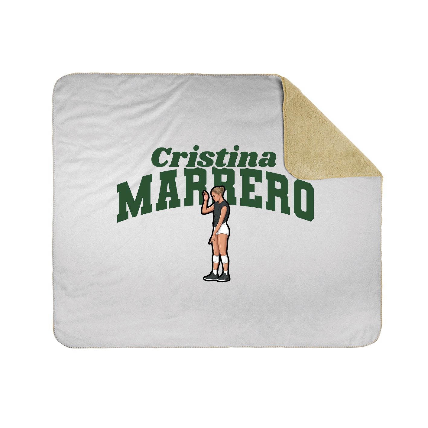 Throw Blanket — Signature Arch in White